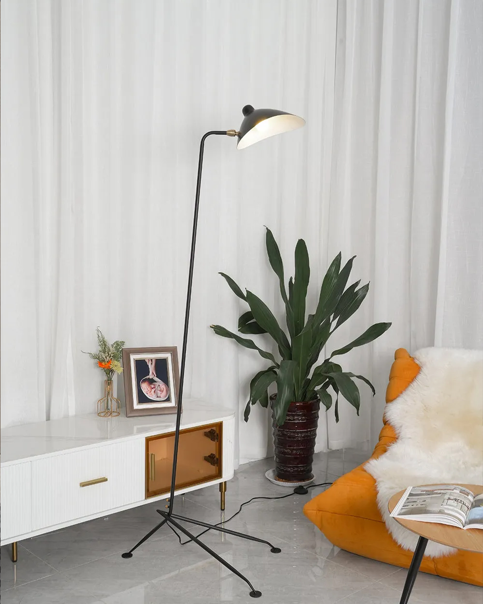 Serge Mouille Floor Lamp