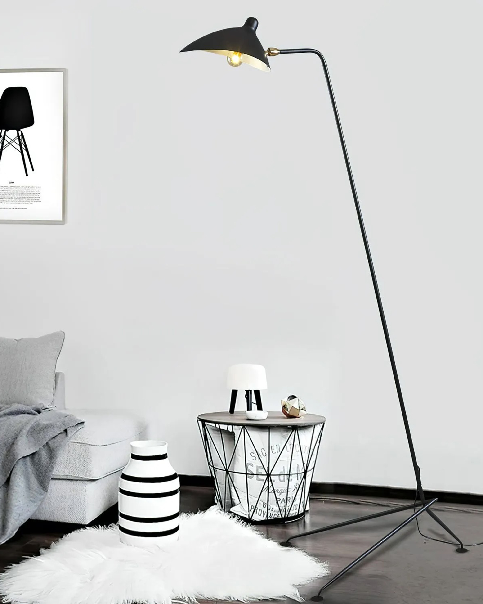 Serge Mouille Floor Lamp