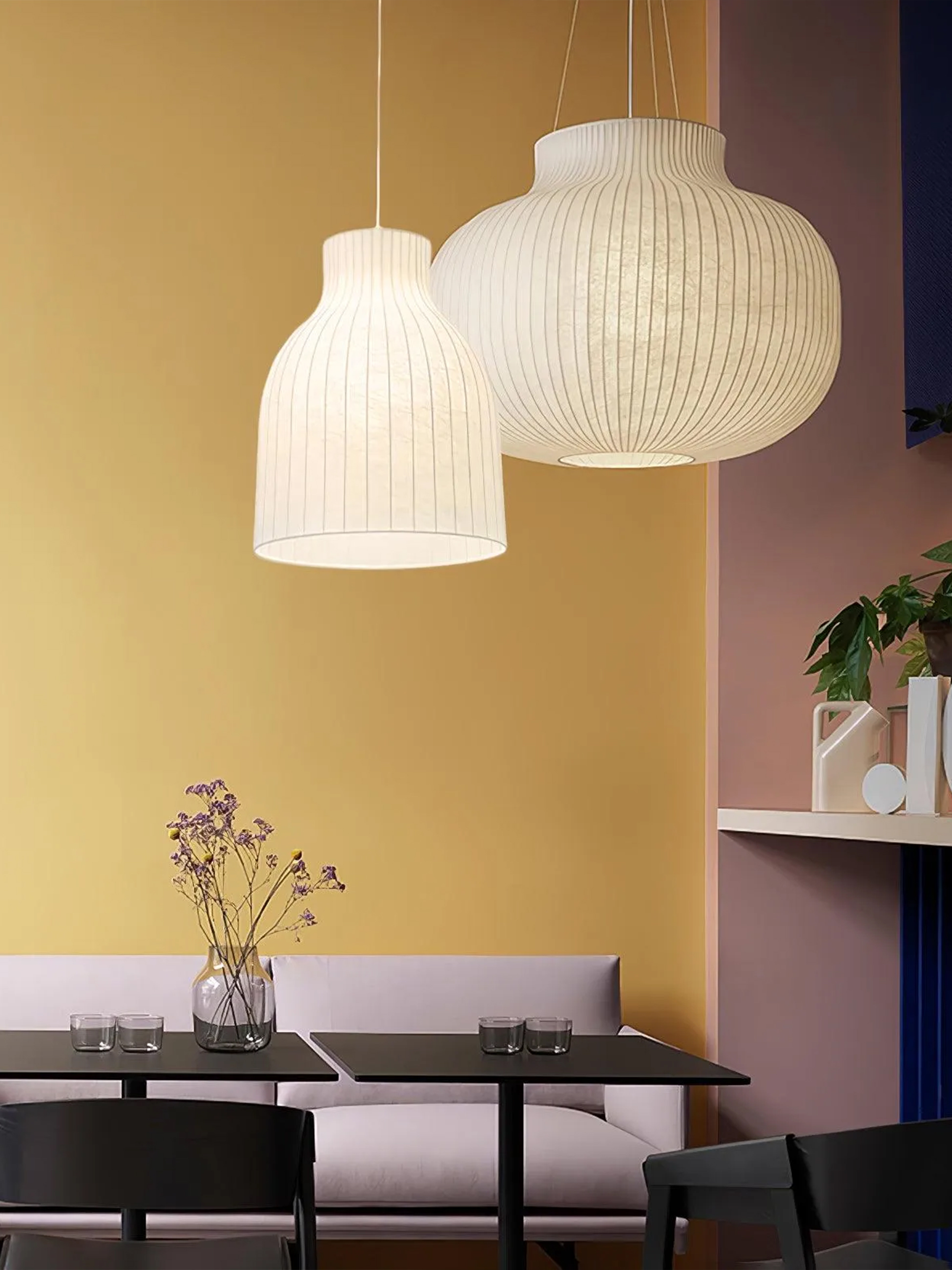 Serica Trio Silk Pendant Collection