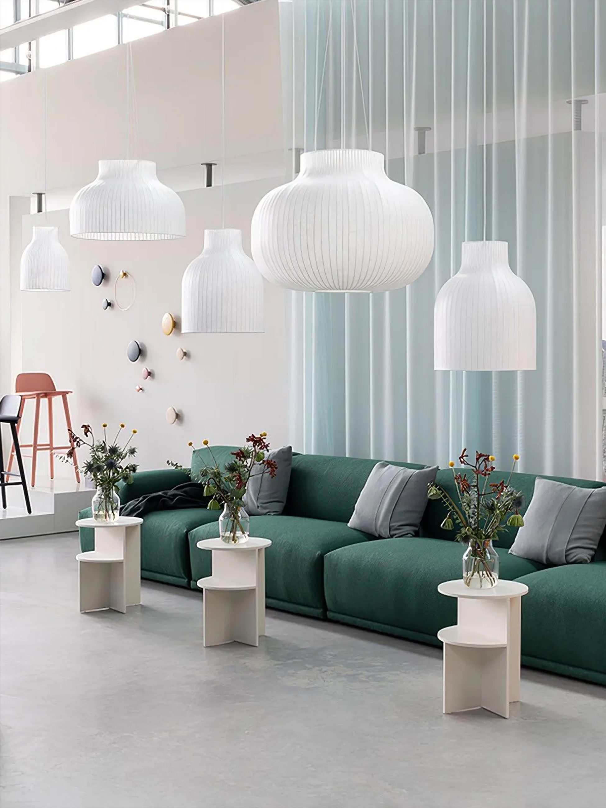 Serica Trio Silk Pendant Collection