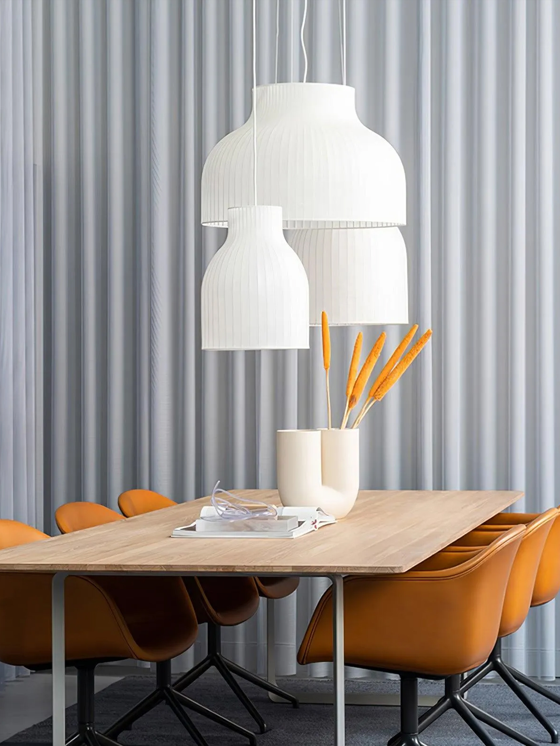 Serica Trio Silk Pendant Collection