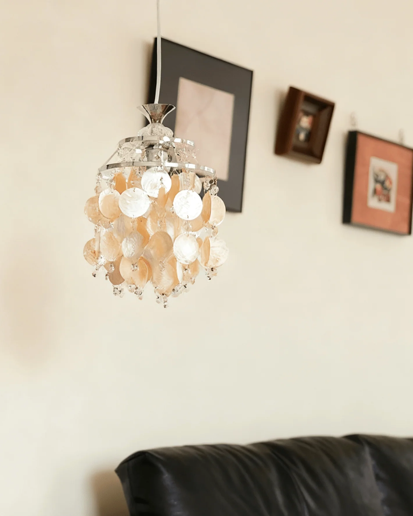 Shell Disc Pendant Light