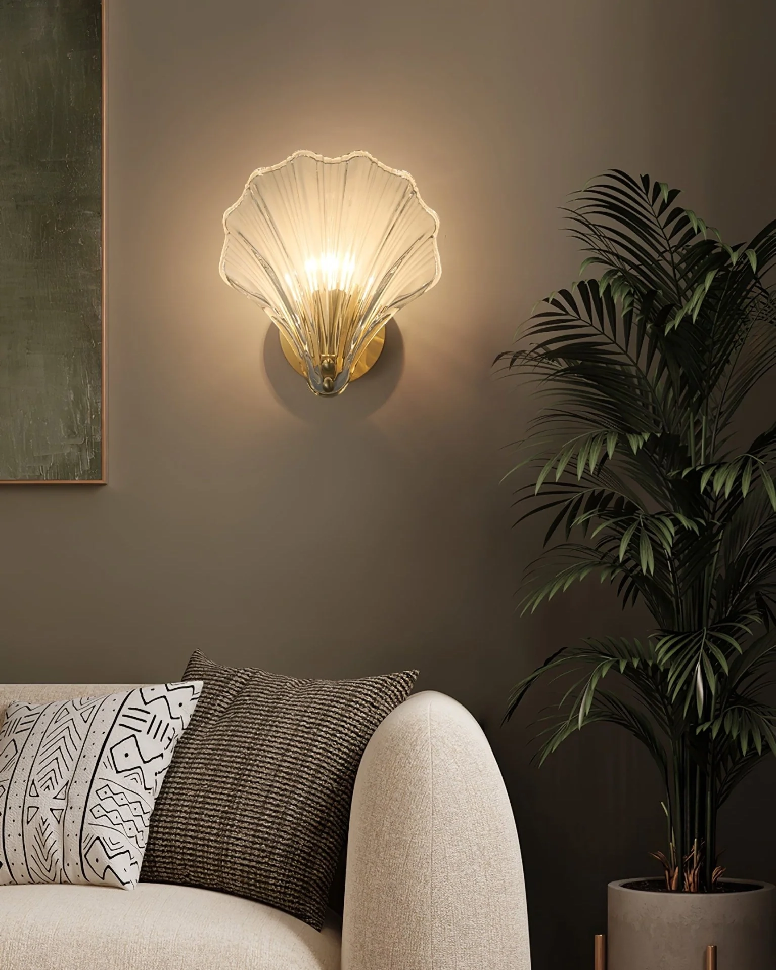 Shell Wall Light