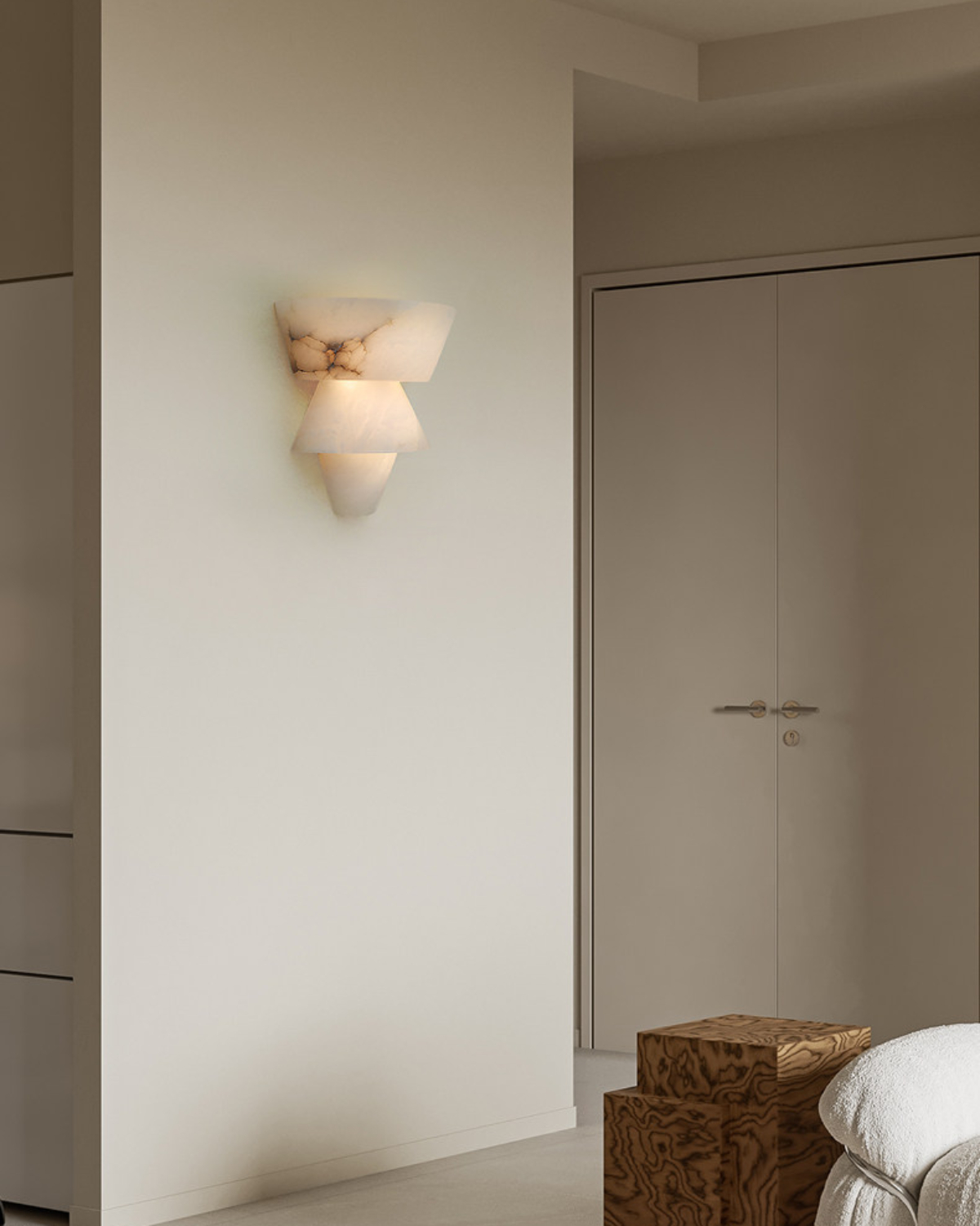 Shiro Alabaster Wall Sconce