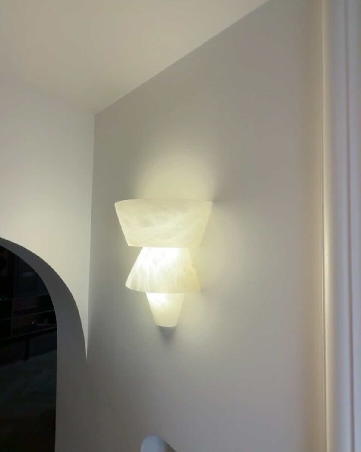 Shiro Alabaster Wall Sconce