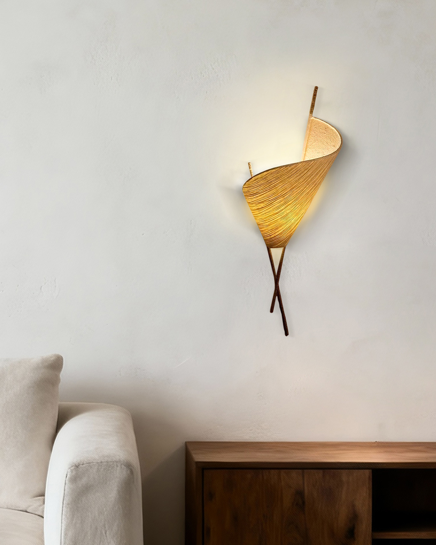 Silent Leaf Wall Sconce