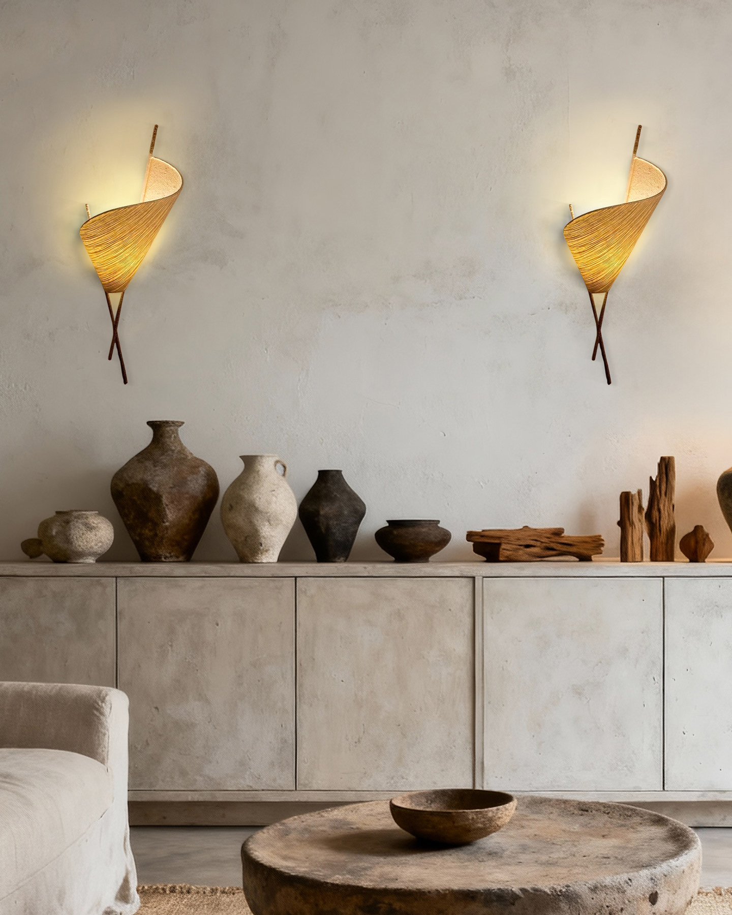 Silent Leaf Wall Sconce