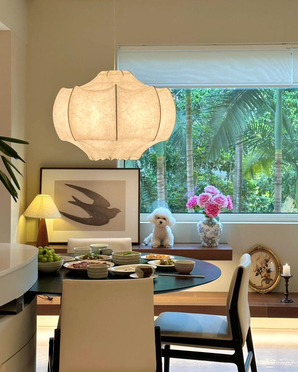 Silk Bloom Pendant Light