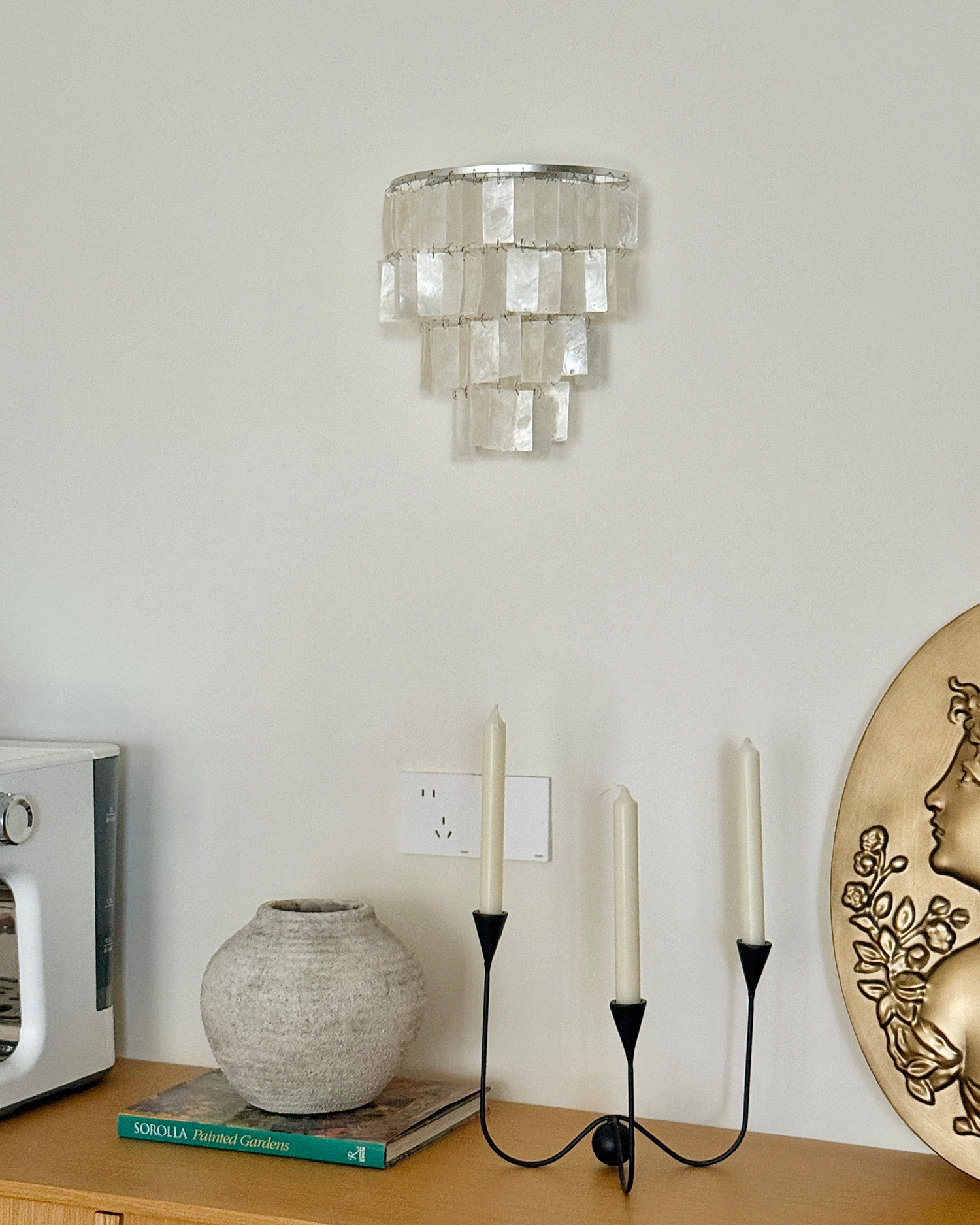 Skye Shell Tiered Wall Lamp
