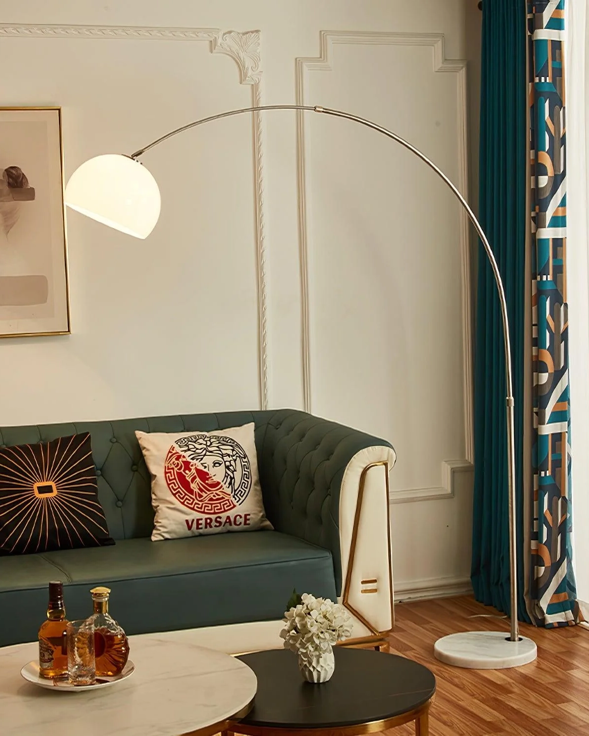 Sneedville Arched Floor Lamp