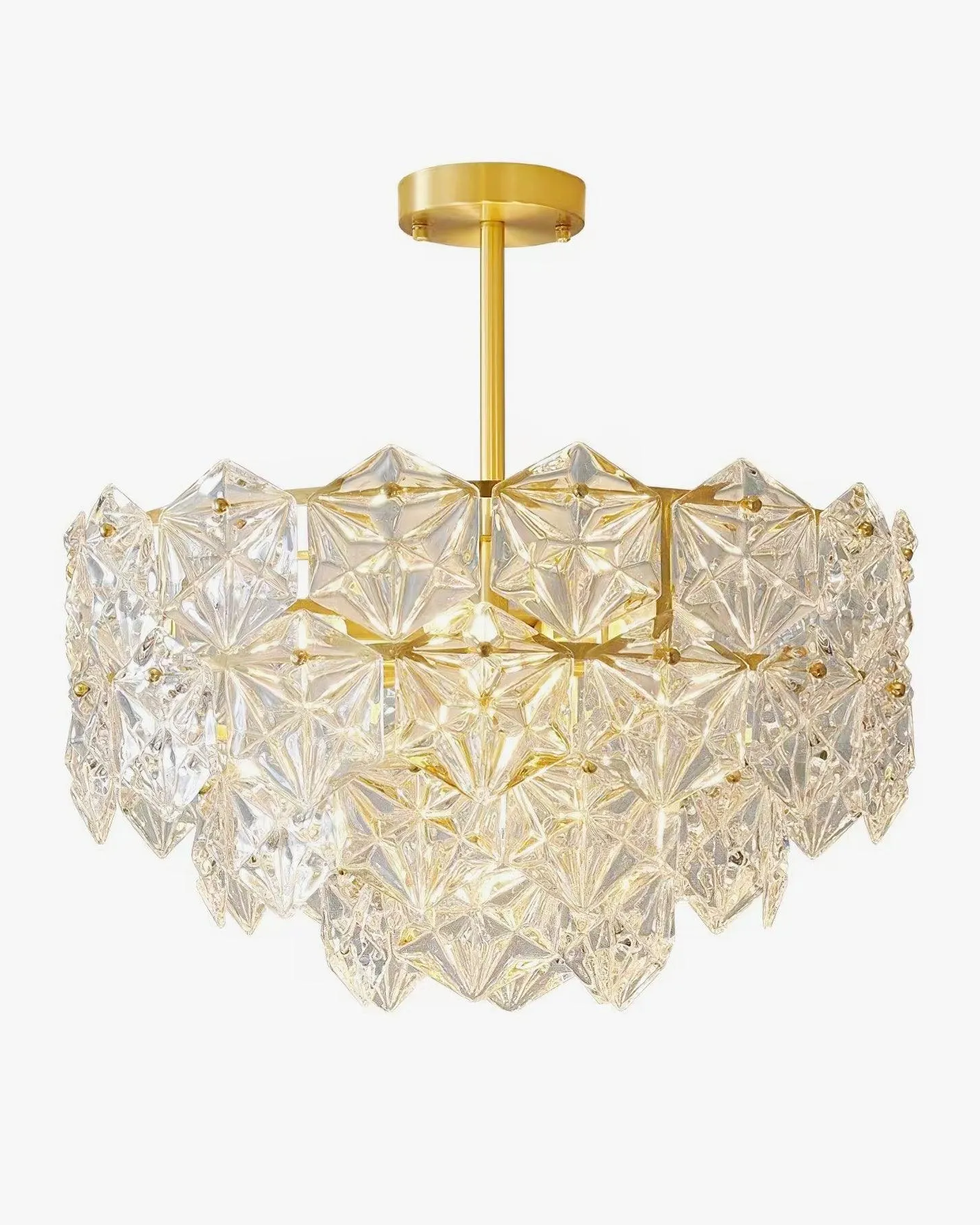 Snowflake Glass Chandelier