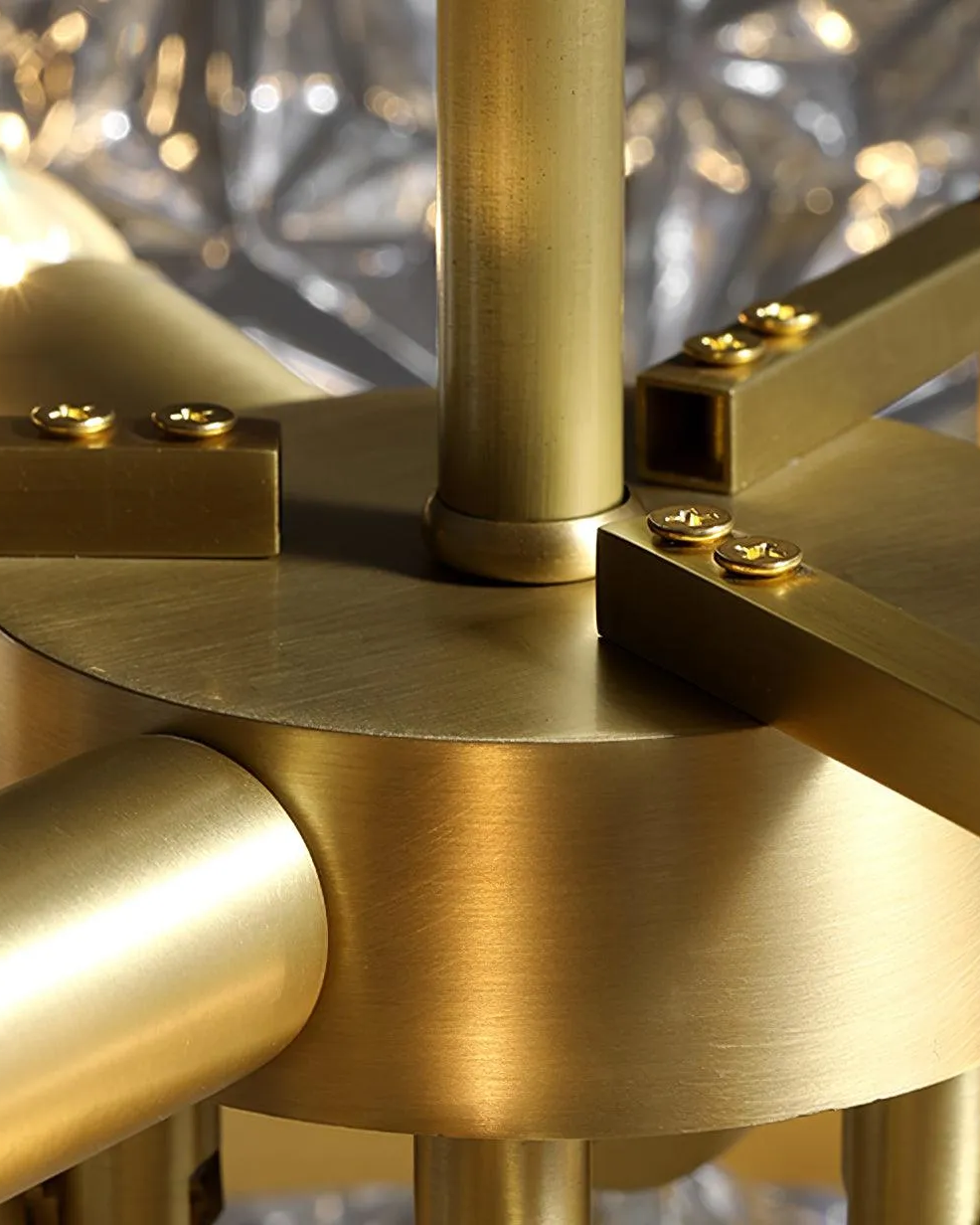 Snowflake Glass Chandelier