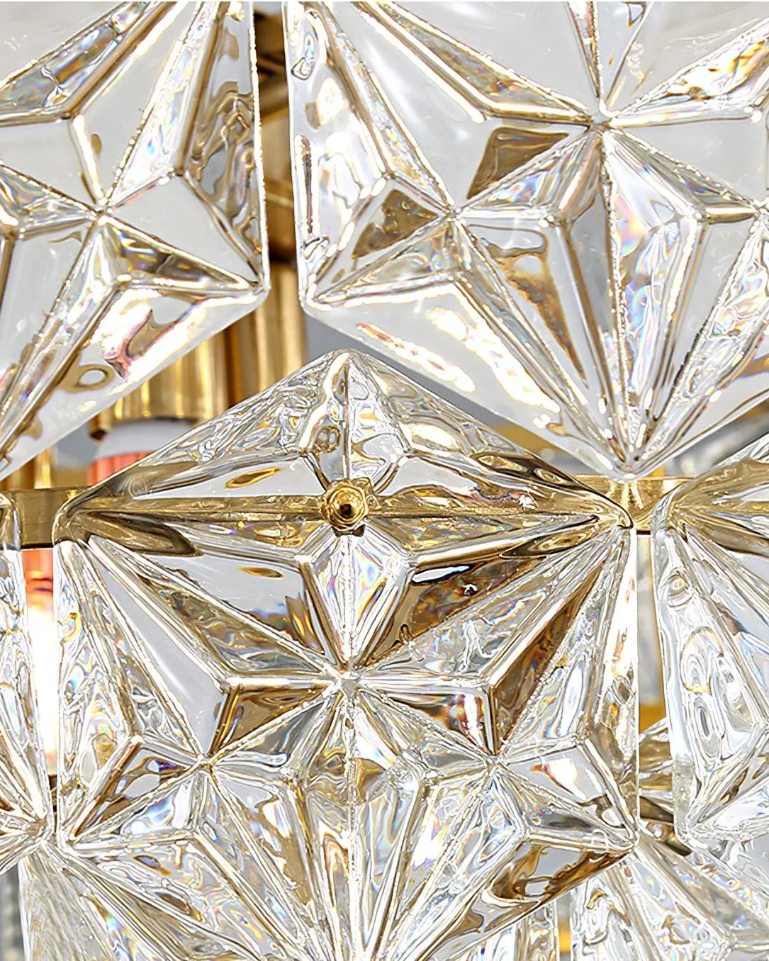 Snowflake Glass Chandelier