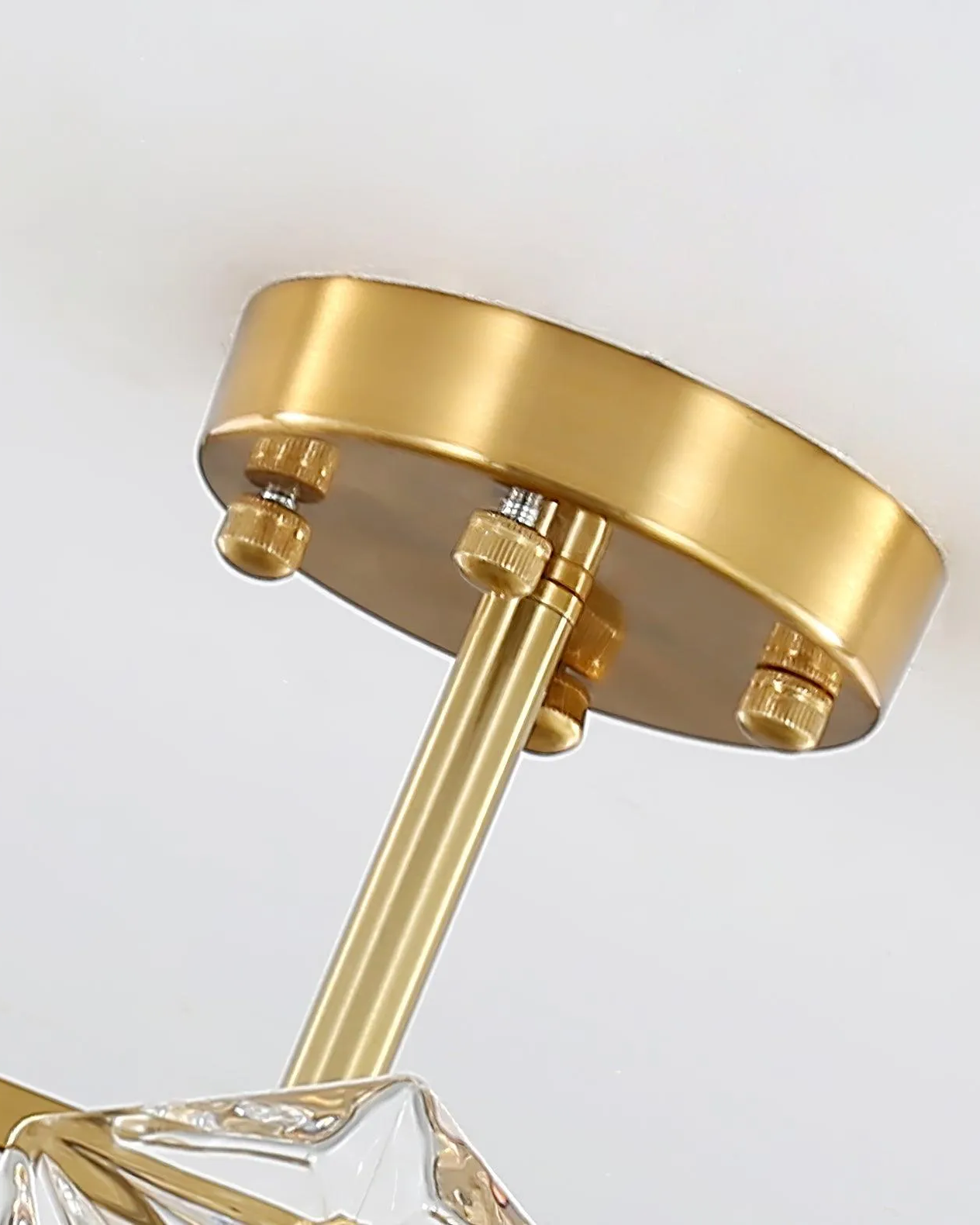 Snowflake Glass Chandelier