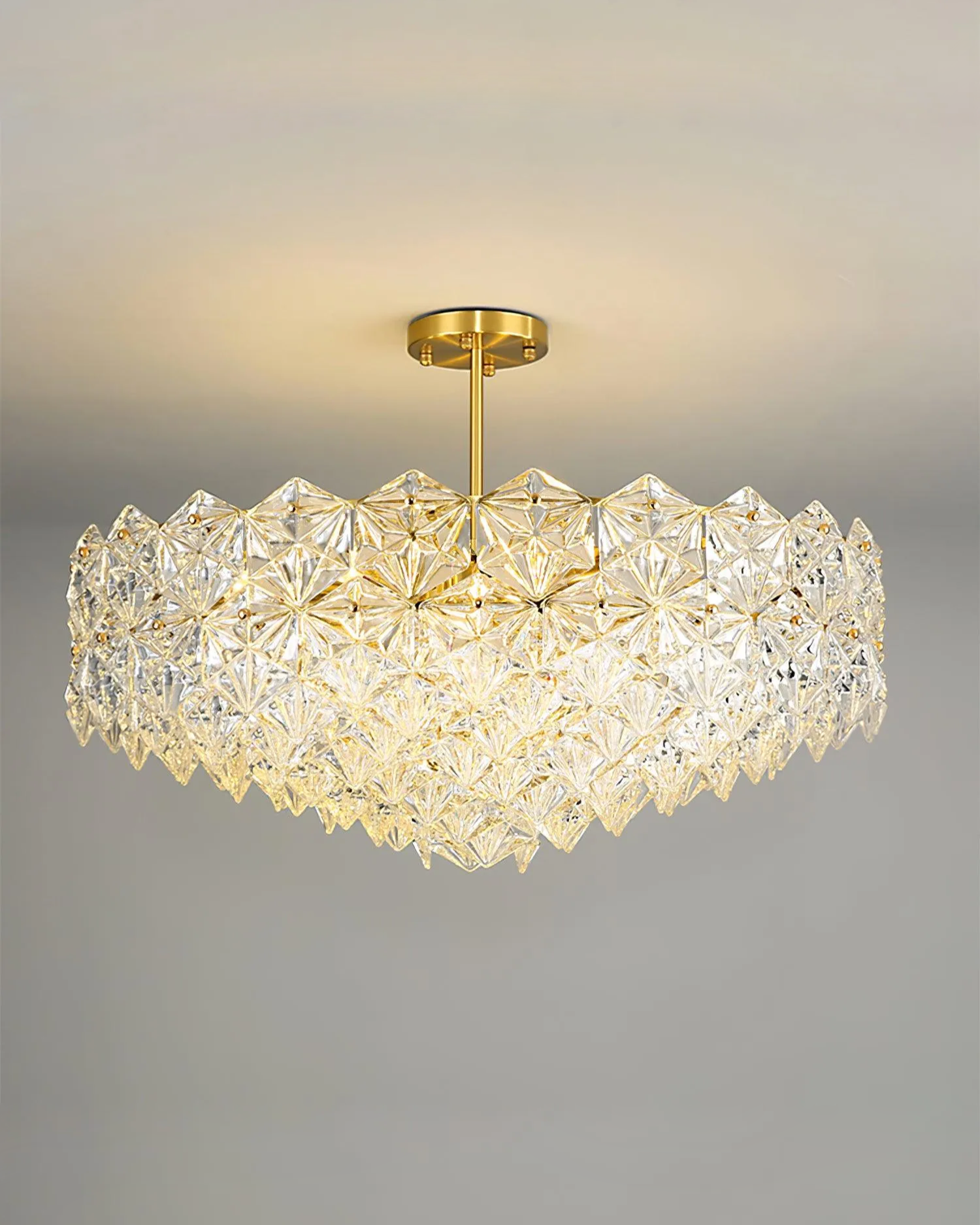 Snowflake Glass Chandelier