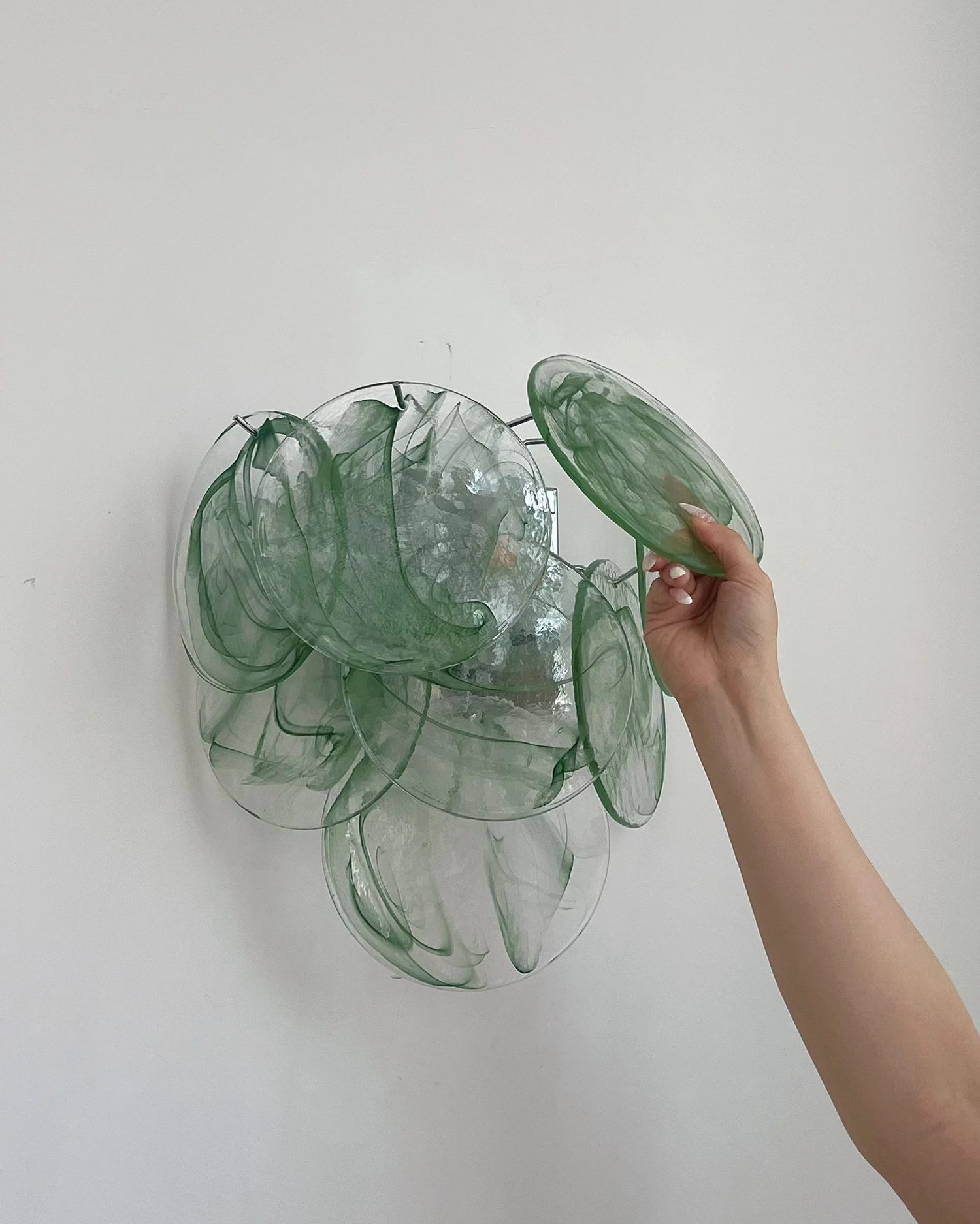 Soffio Glass Wall Sconce