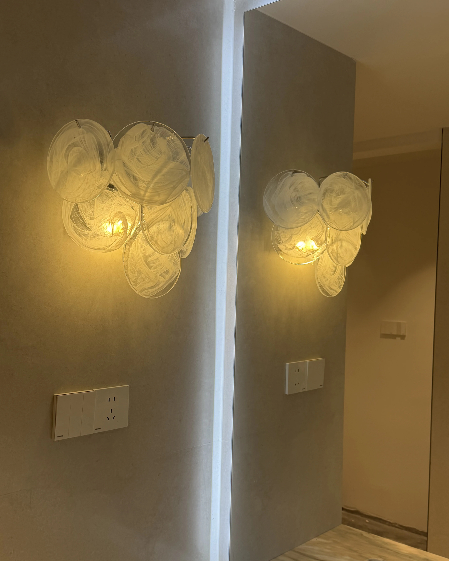 Soffio Glass Wall Sconce