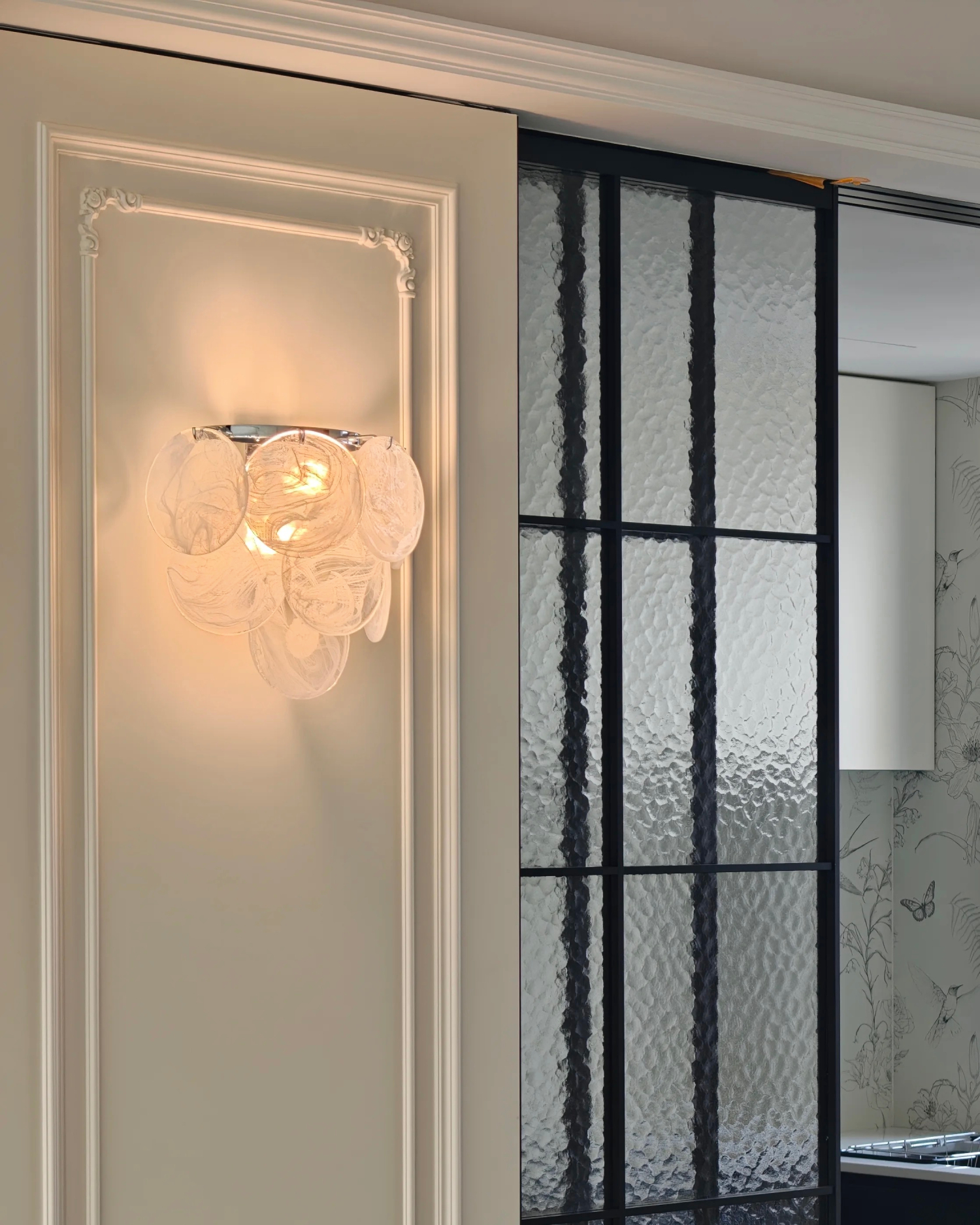 Soffio Glass Wall Sconce