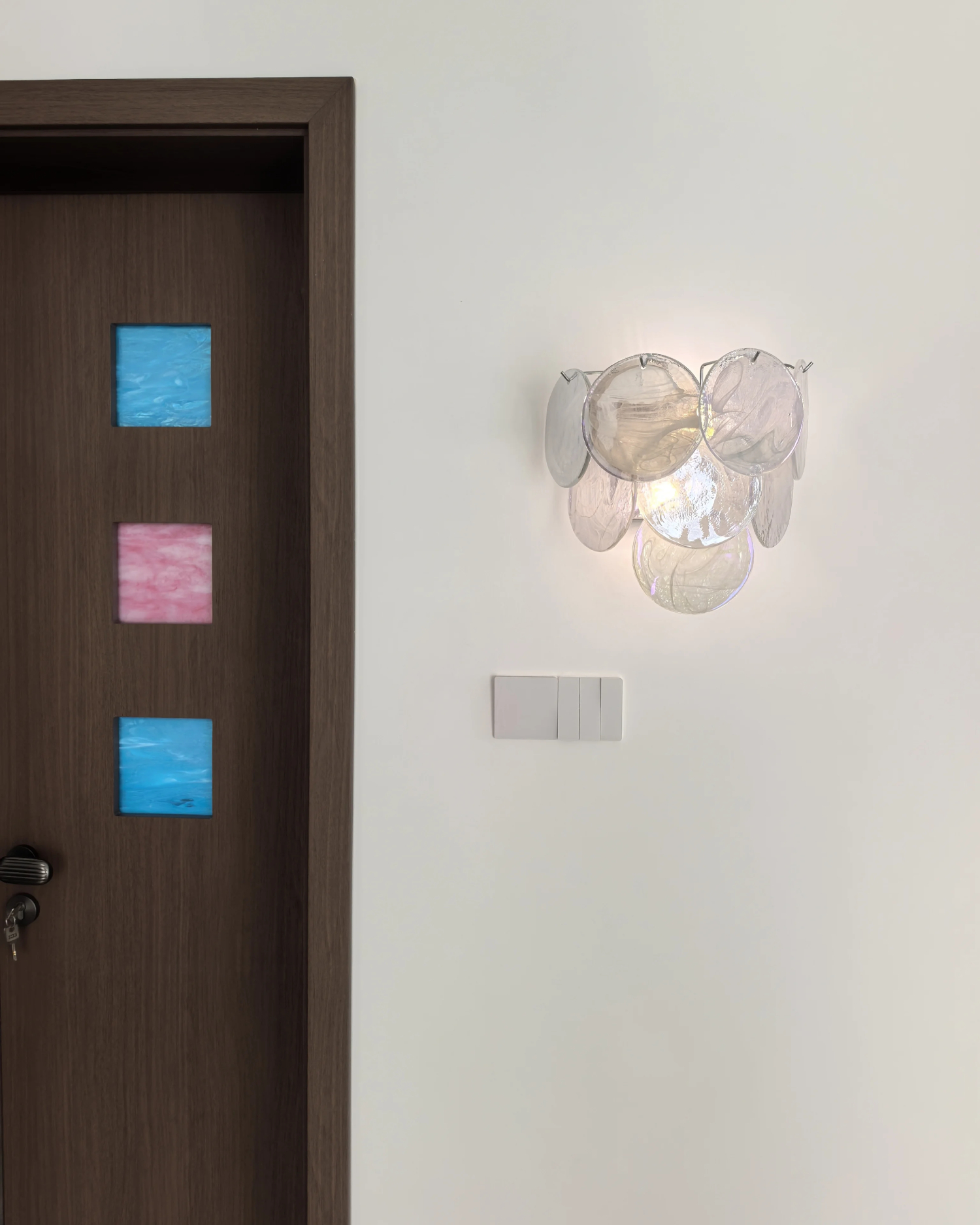 Soffio Glass Wall Sconce