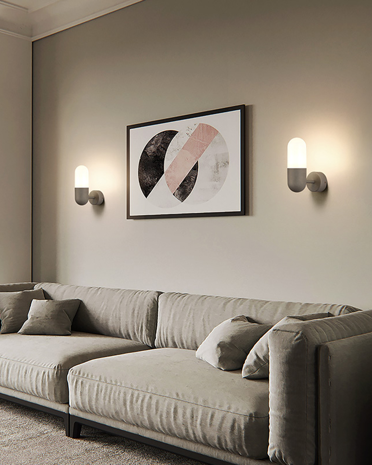 Soft Glow Capsule Wall Light