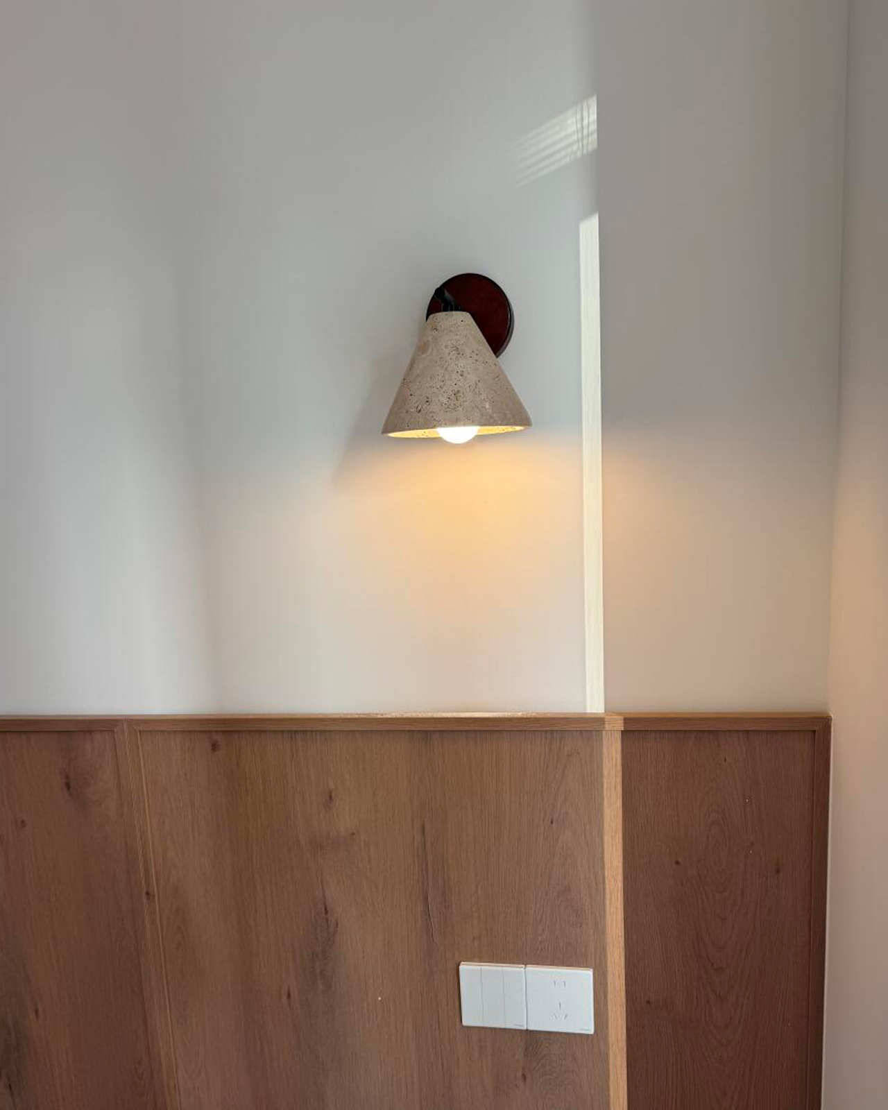 Sola Travertine Wall Lamp
