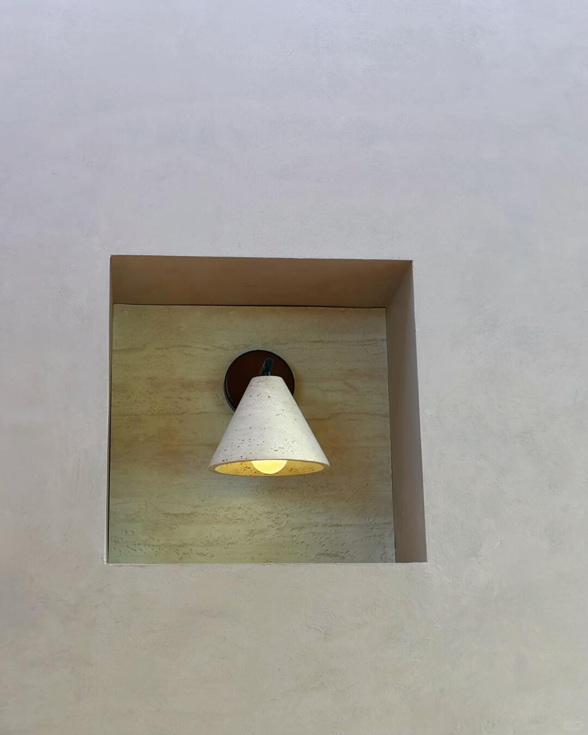 Sola Travertine Wall Lamp