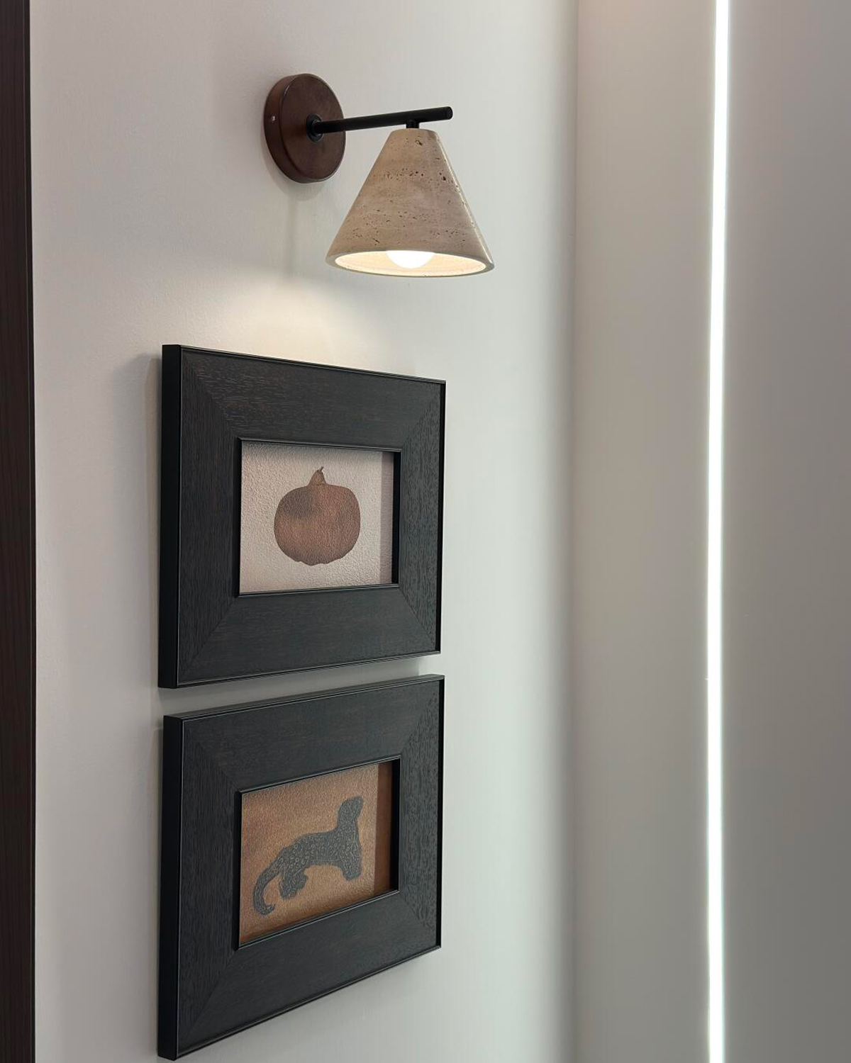 Sola Travertine Wall Lamp
