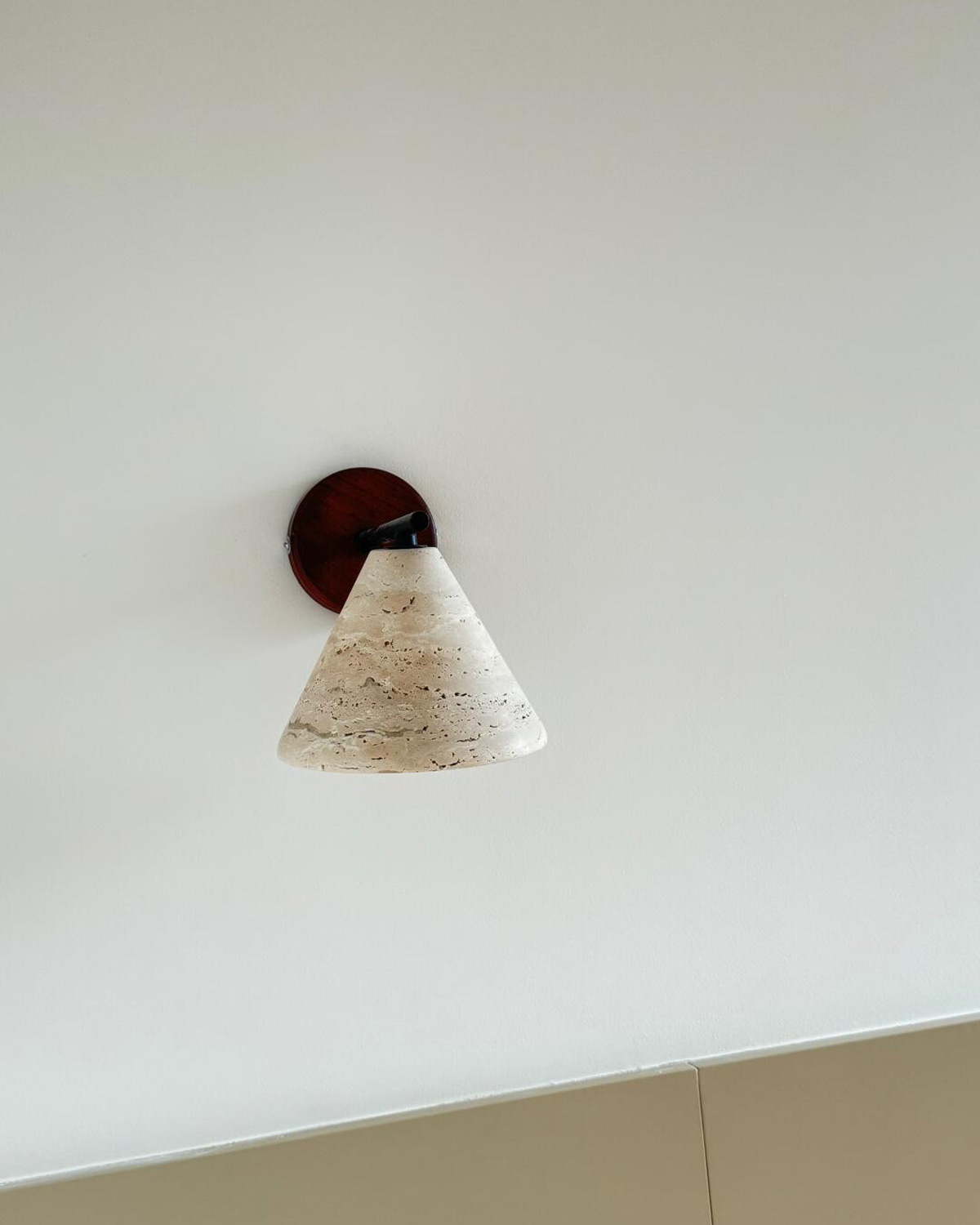 Sola Travertine Wall Lamp