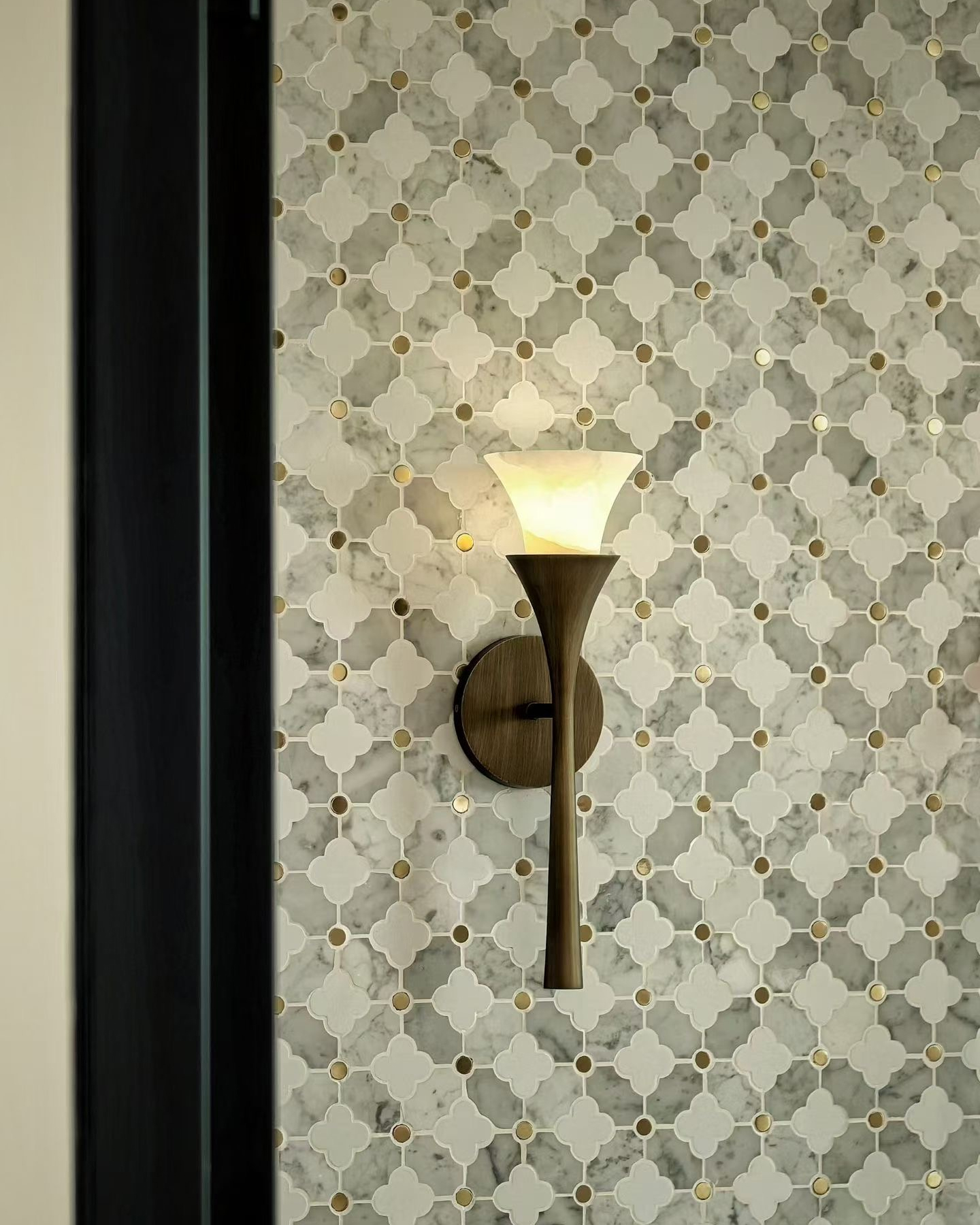 Solenne Brass Wall Light