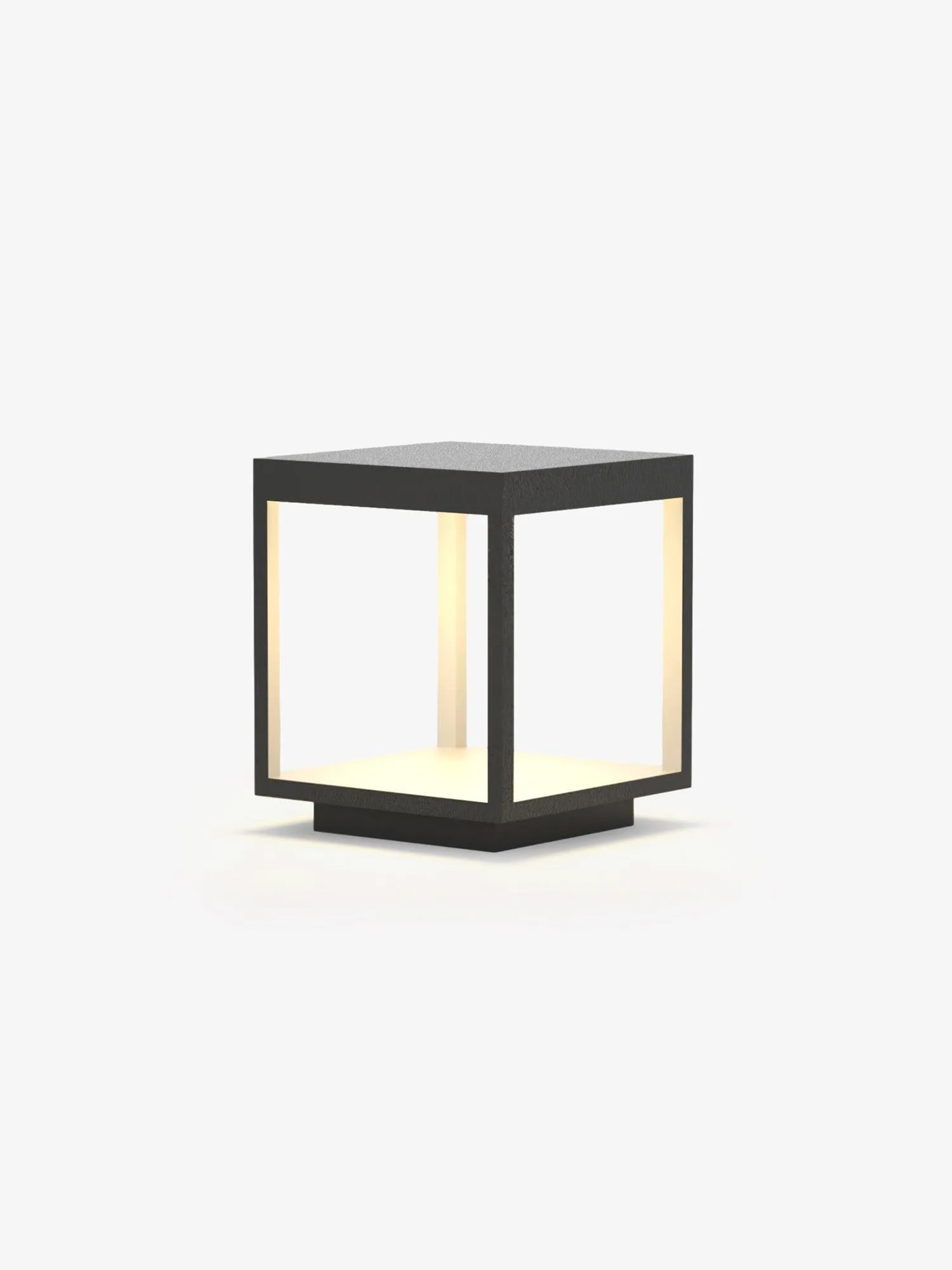 Square Frame Fence Post Garden Light