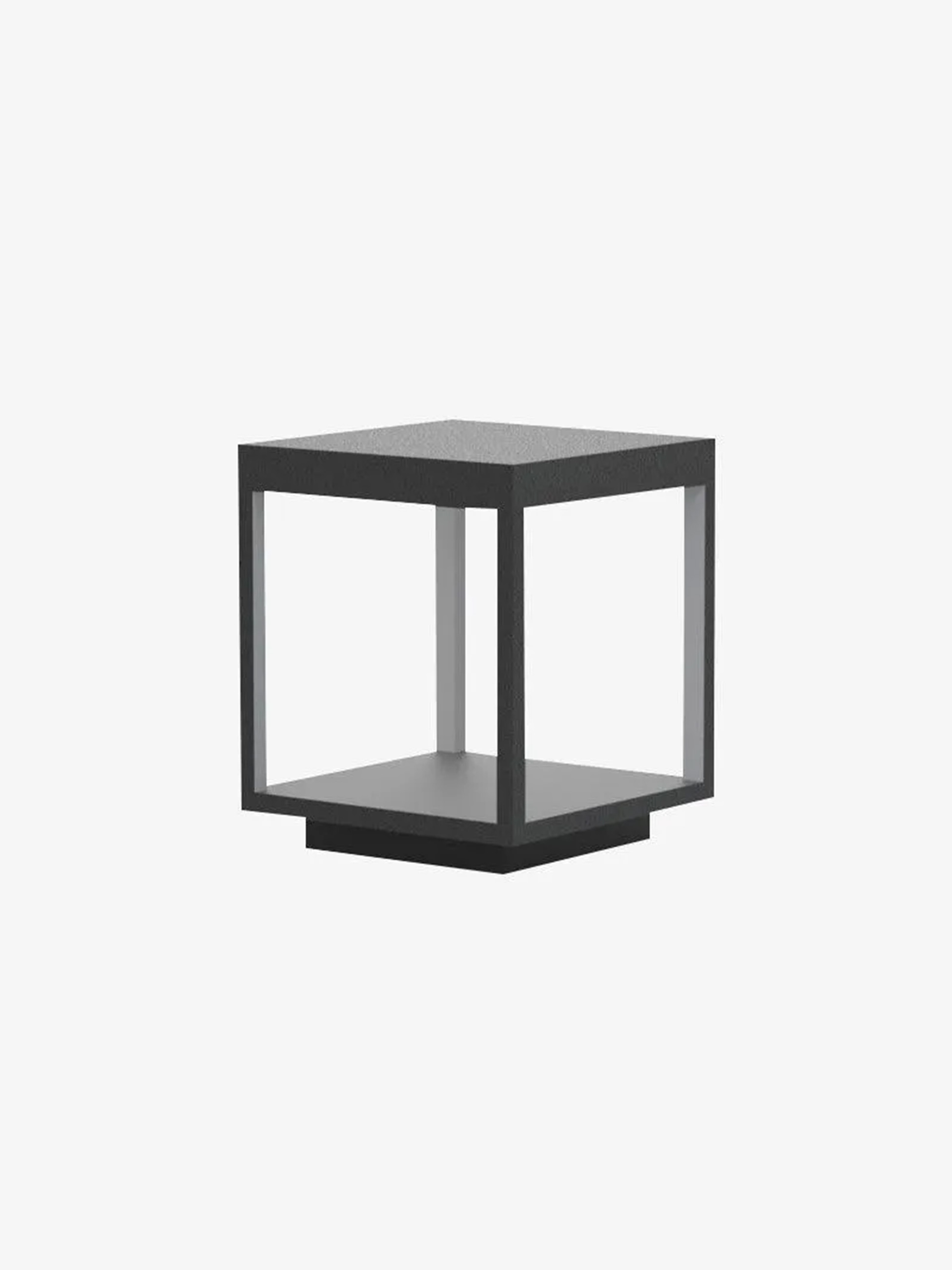 Square Frame Fence Post Garden Light