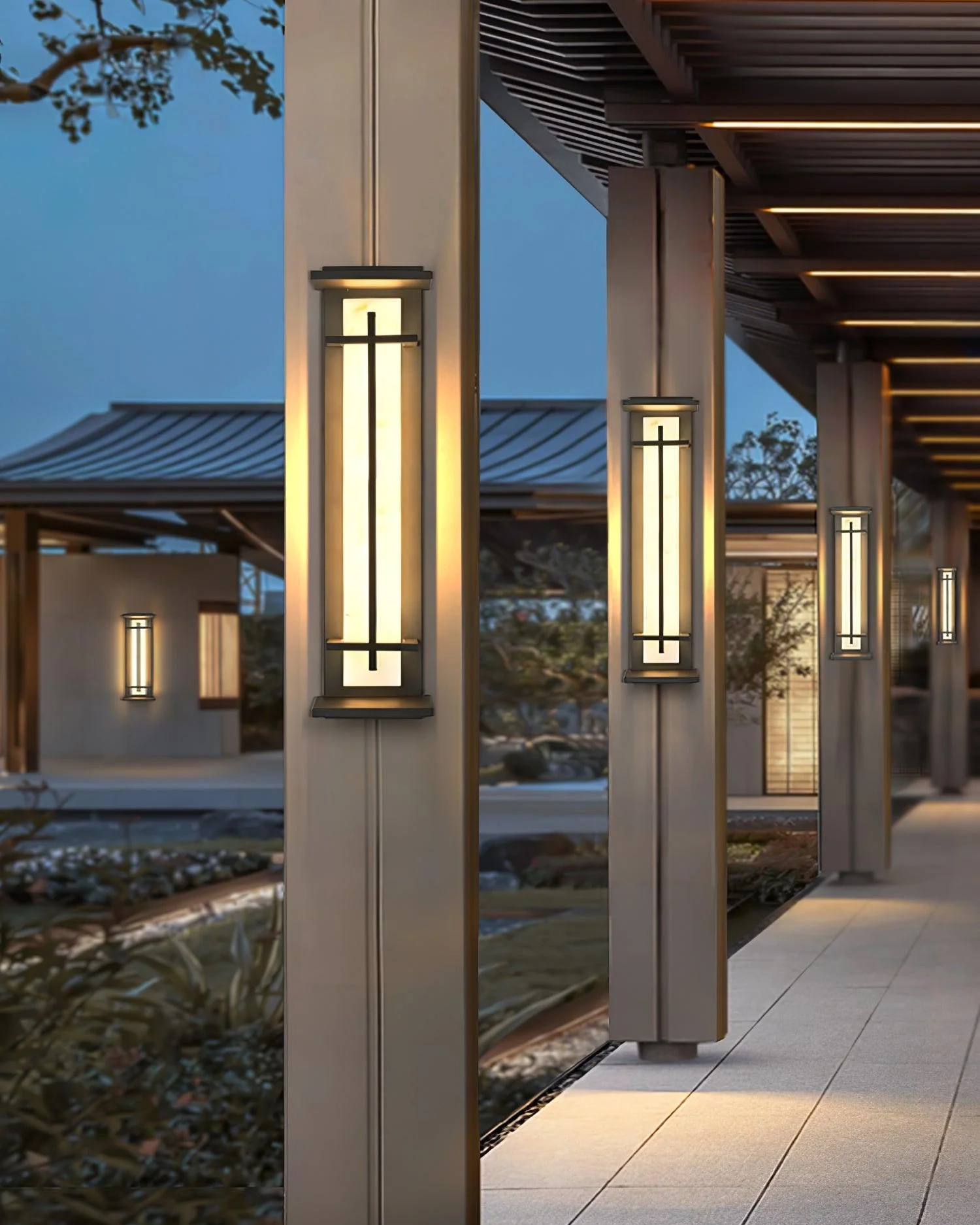 Square Outdoor Wall Light