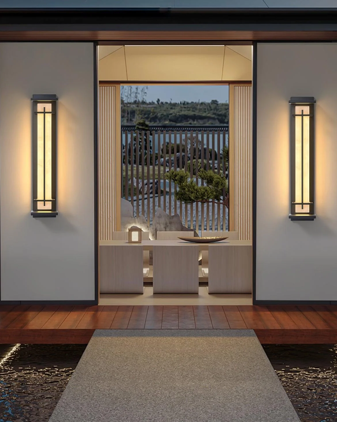 Square Outdoor Wall Light