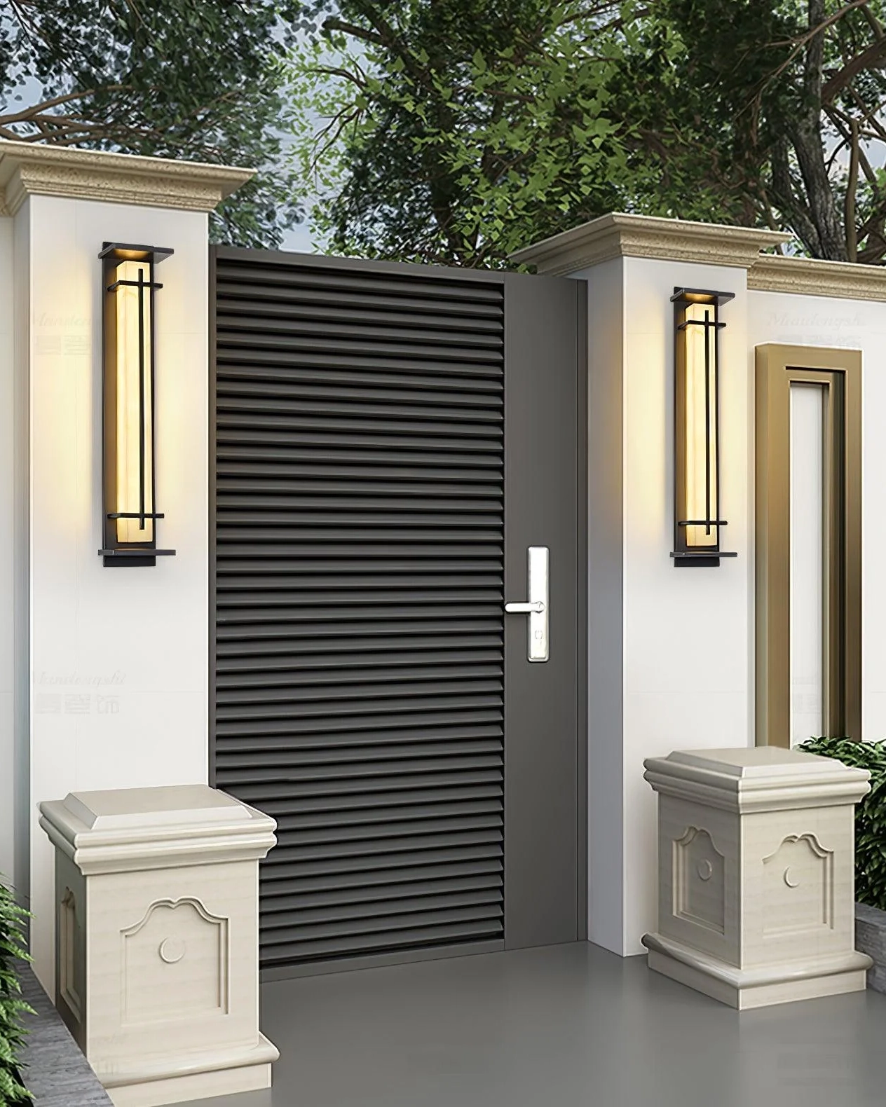 Square Outdoor Wall Light