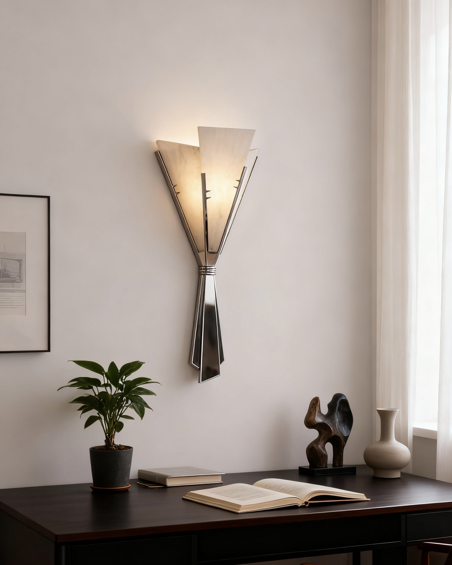 Steel Bloom Wall Lamp