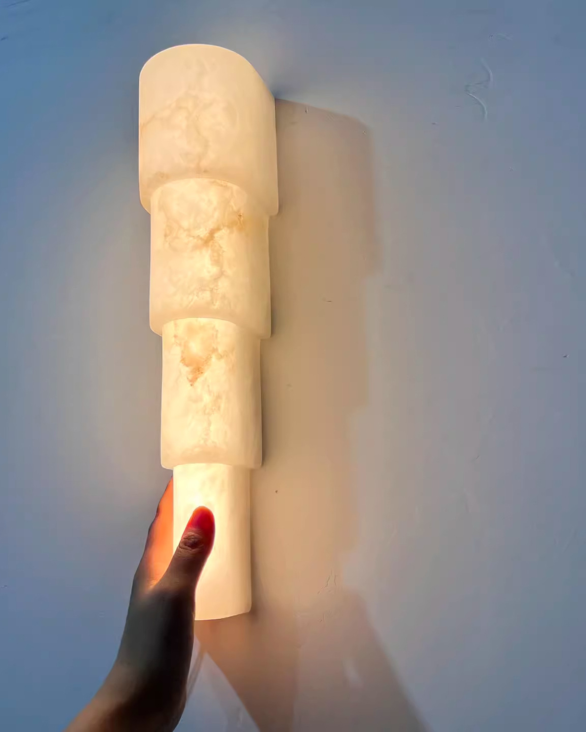 Stela Alabaster Wall Light