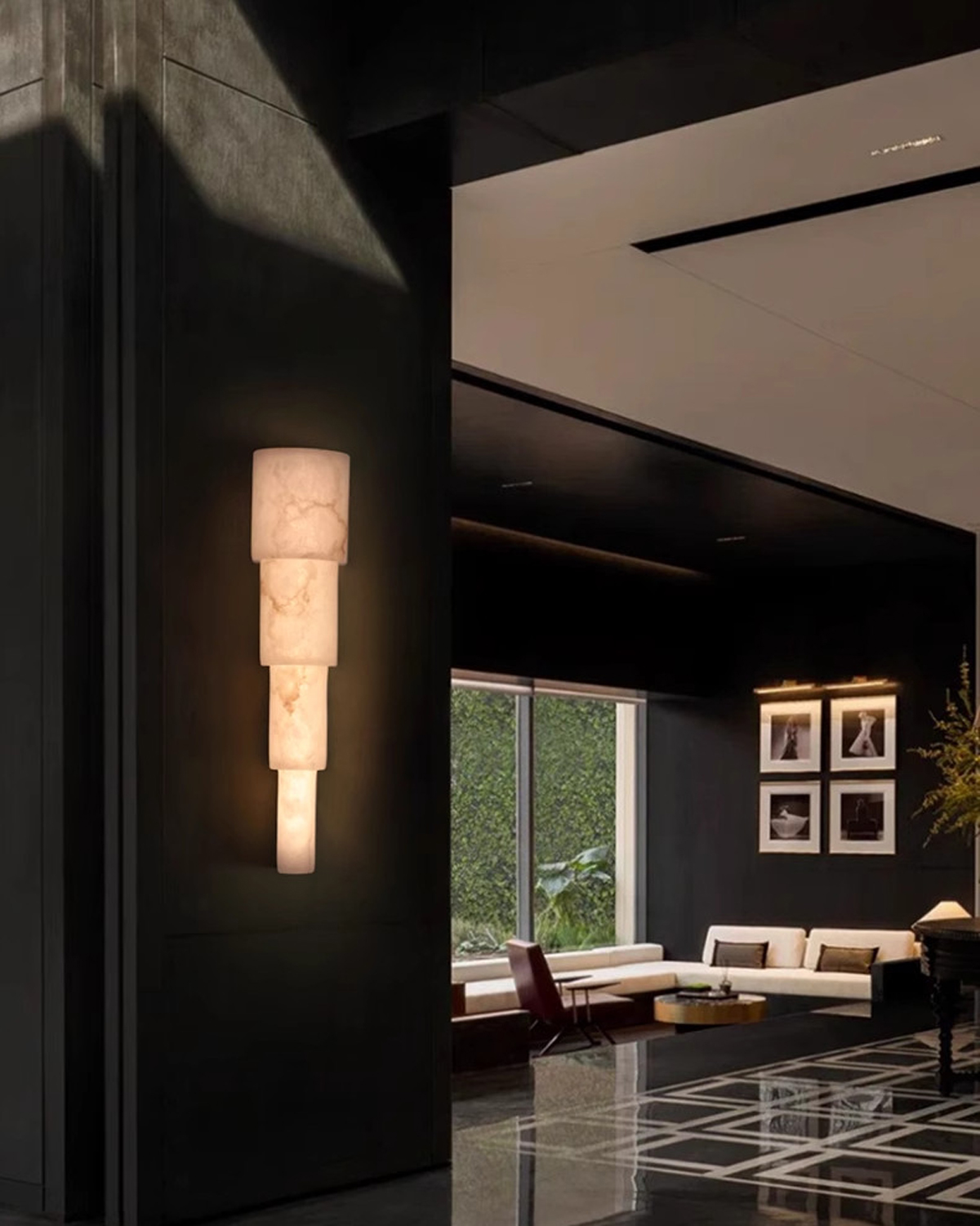 Stela Alabaster Wall Light