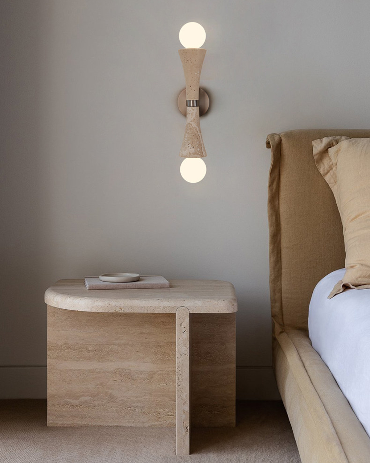 Stone & Jade Twin Wall Lamp