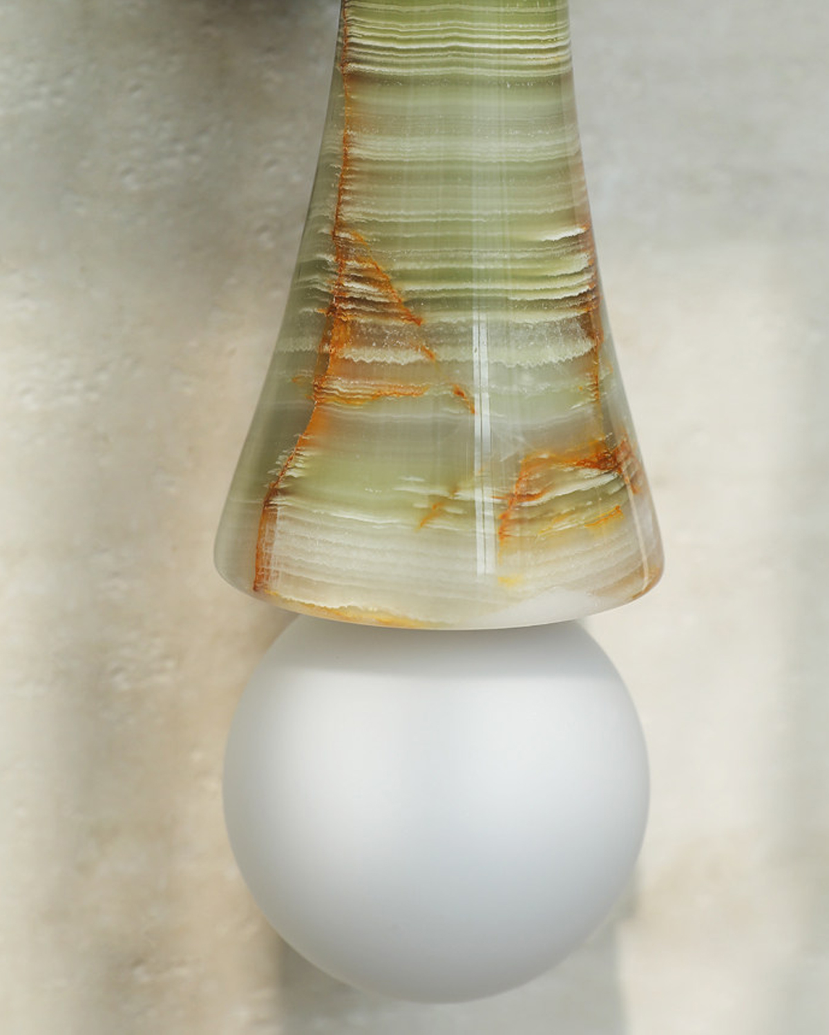 Stone & Jade Twin Wall Lamp