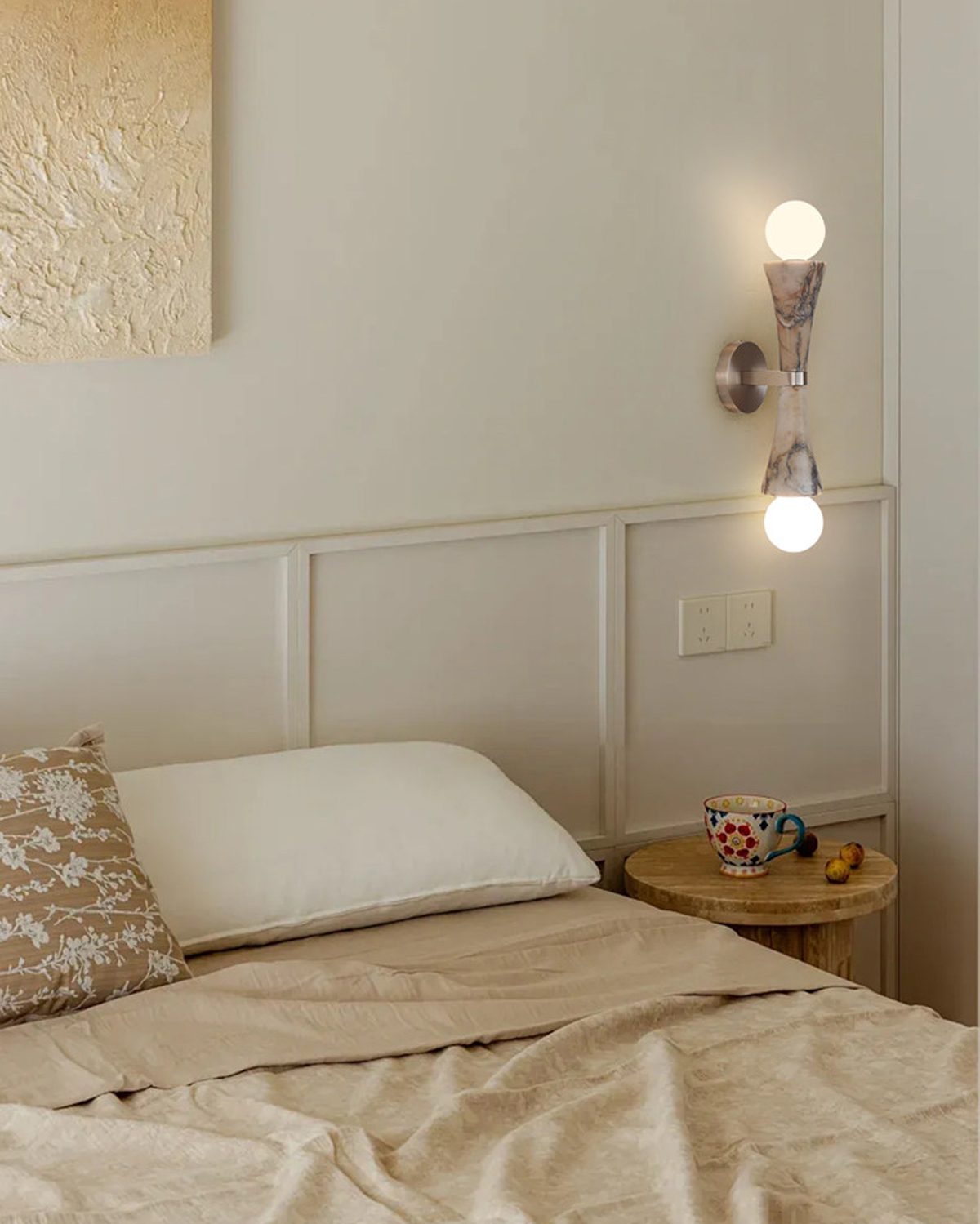 Stone & Jade Twin Wall Lamp