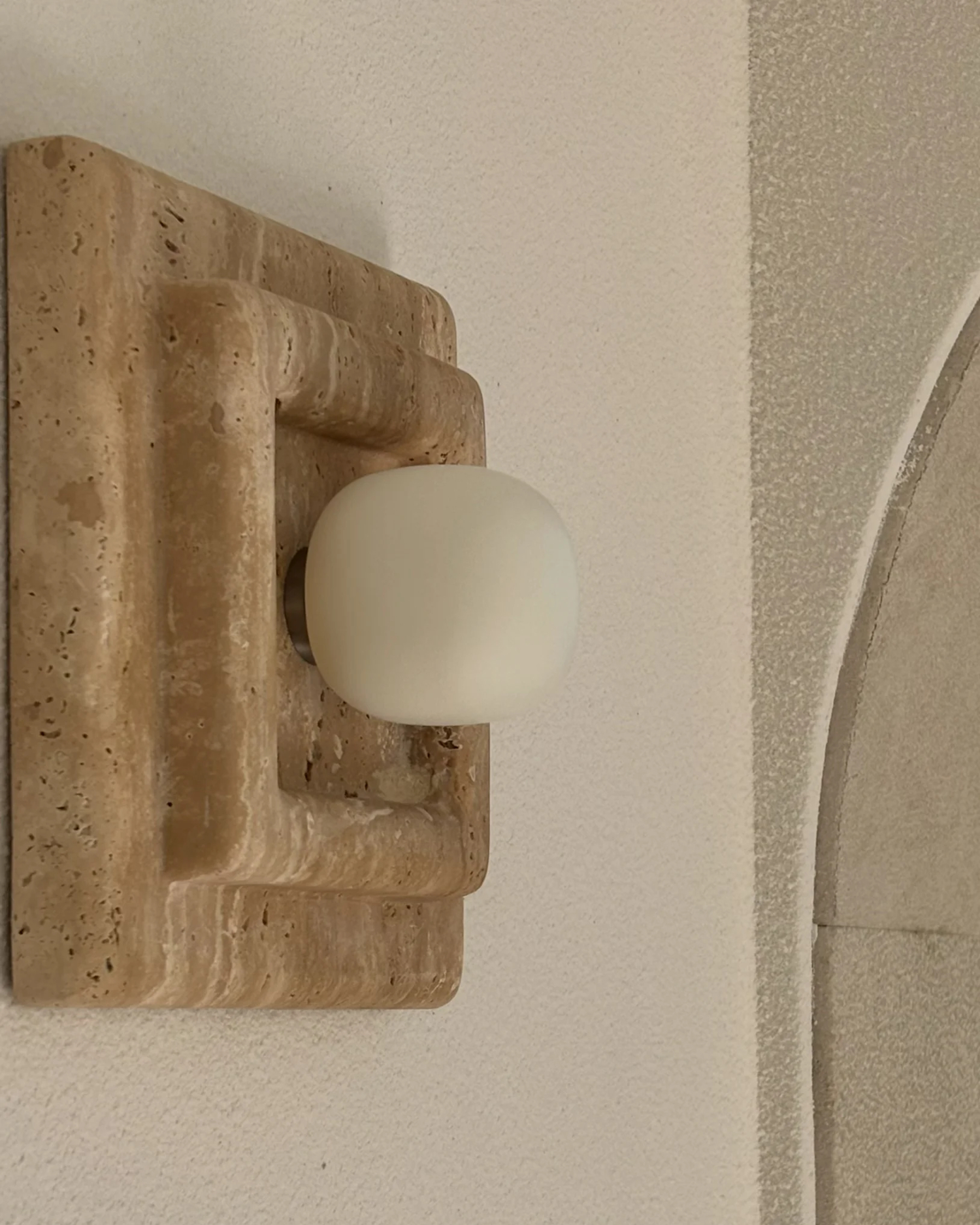 Strata Stone Wall Sconce