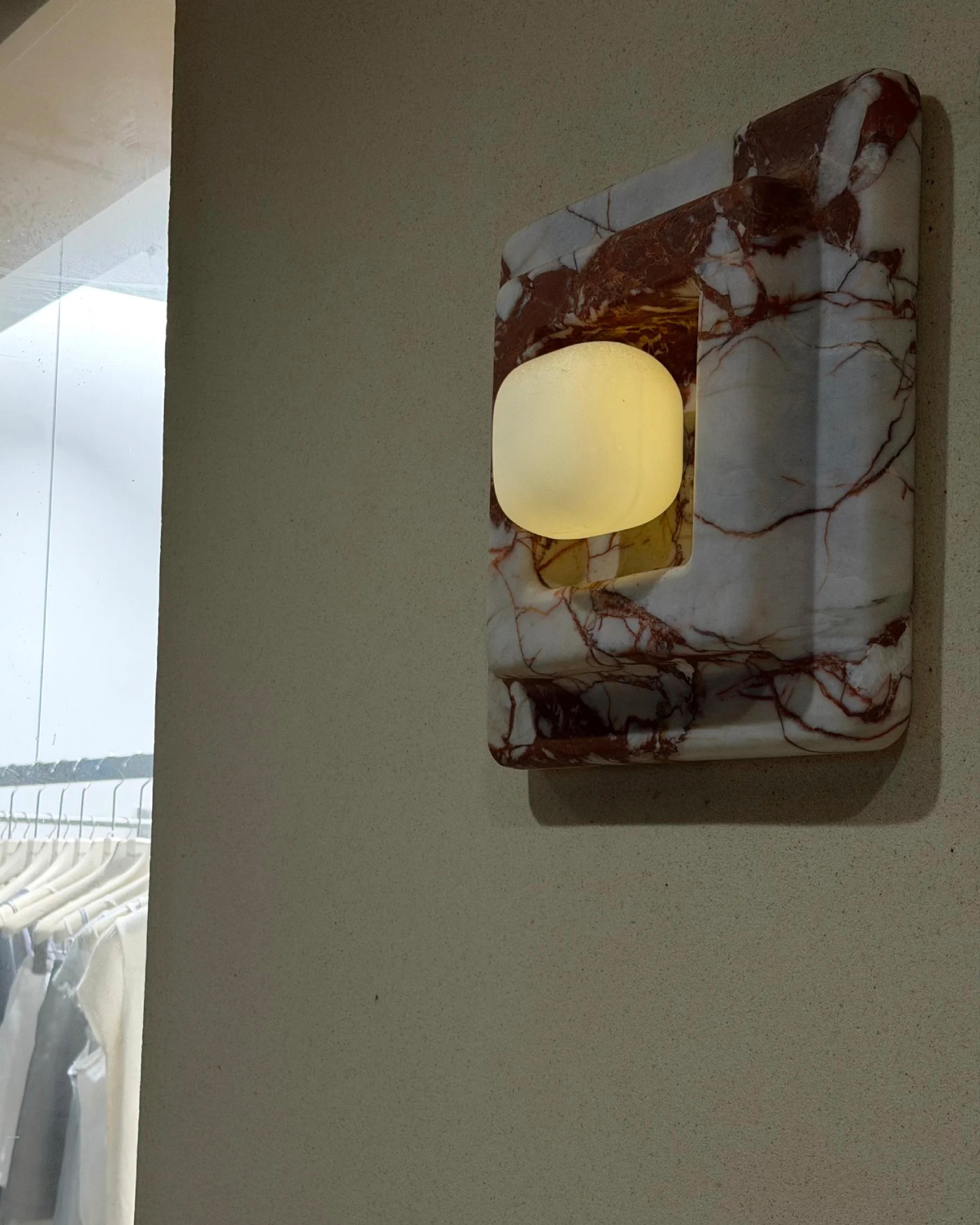 Strata Stone Wall Sconce
