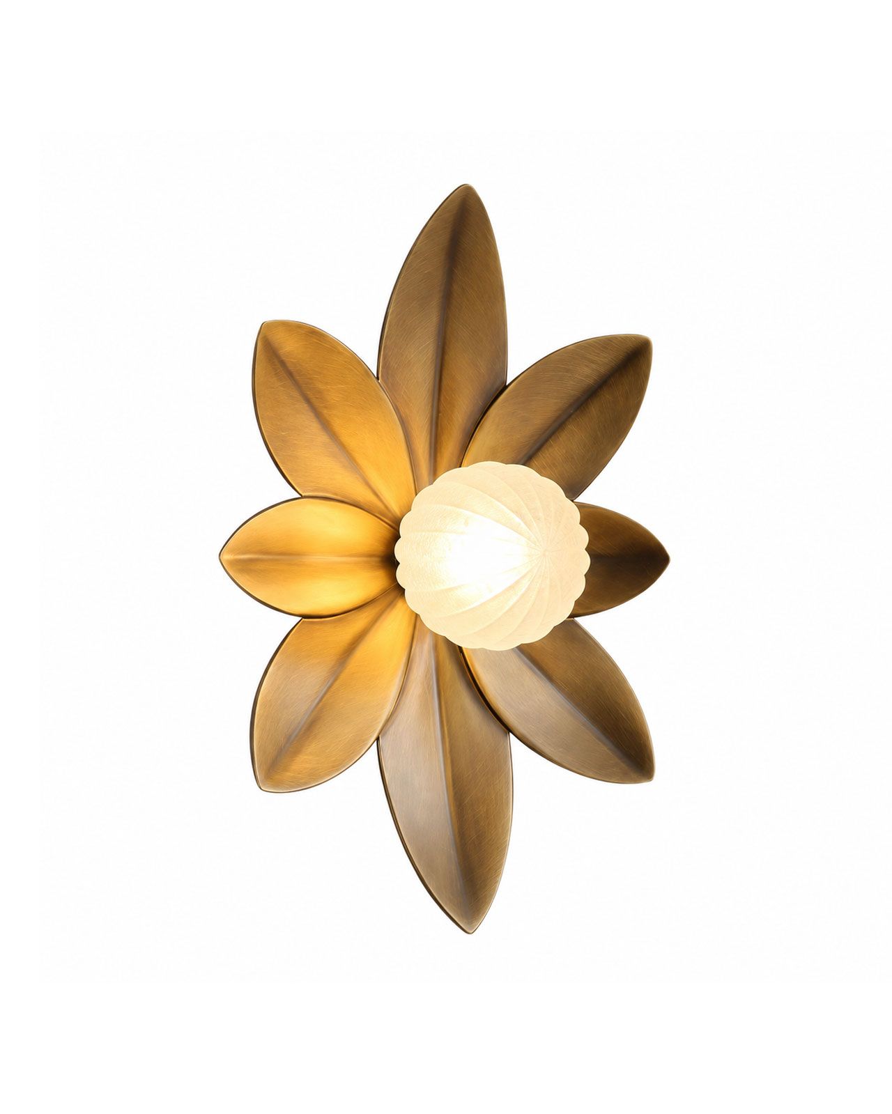 Golden Petal Wall Sconce