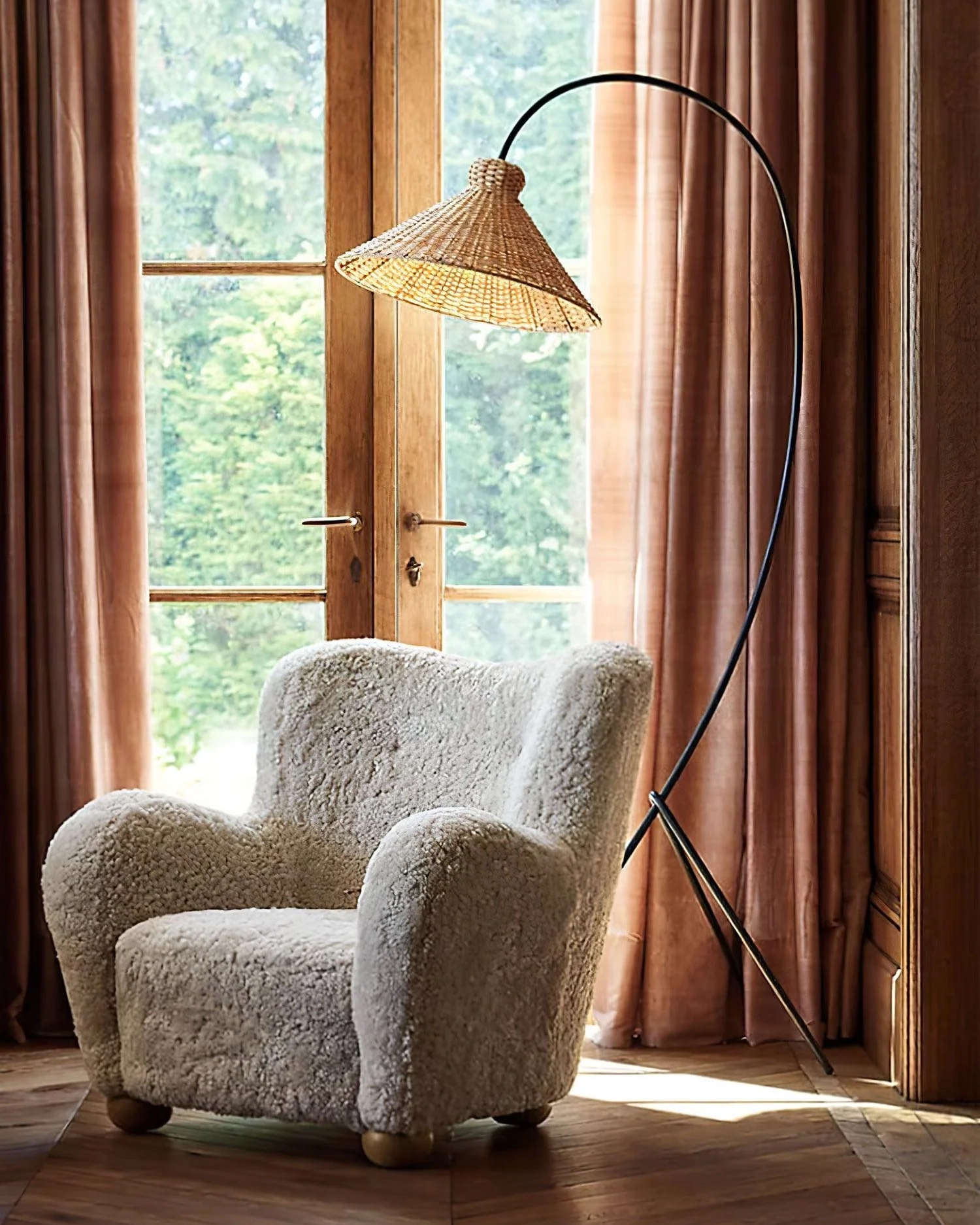 Tana Woven Floor Lamp