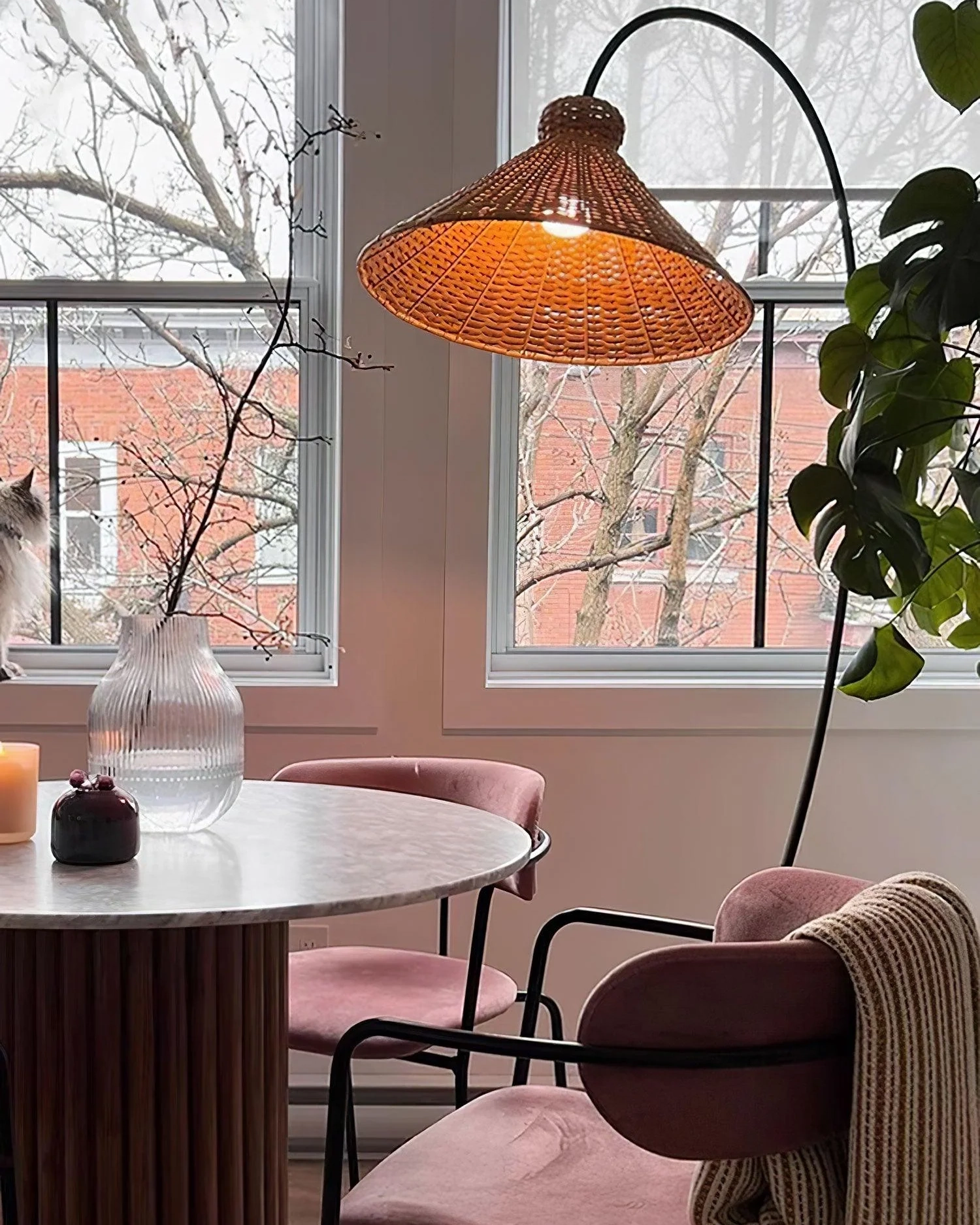 Tana Woven Floor Lamp