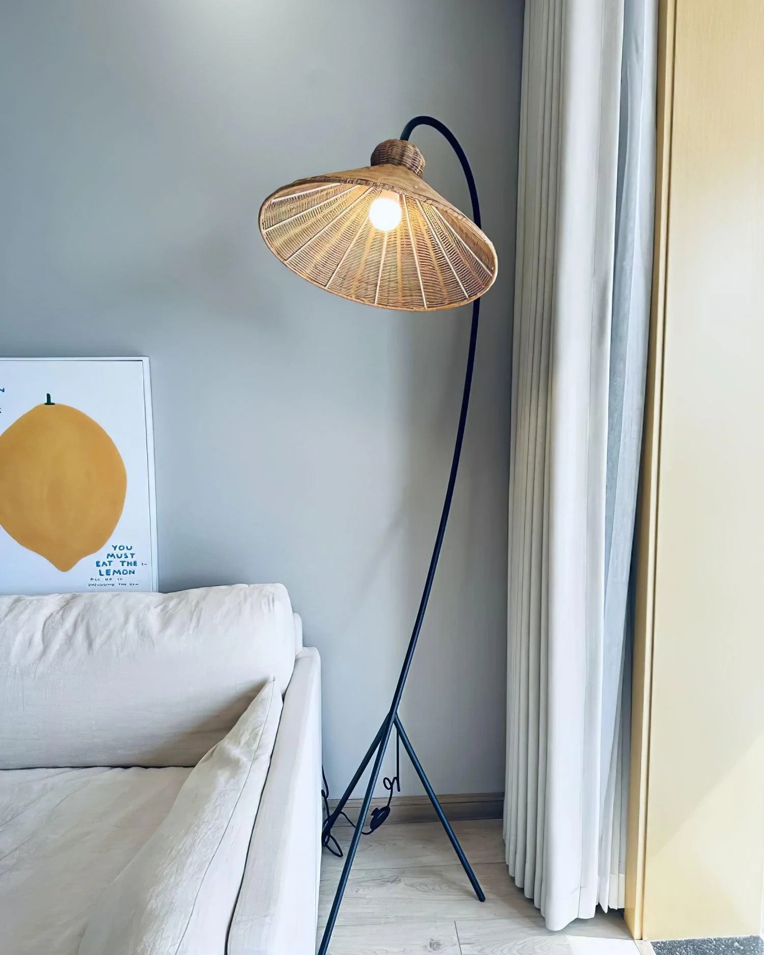 Tana Woven Floor Lamp