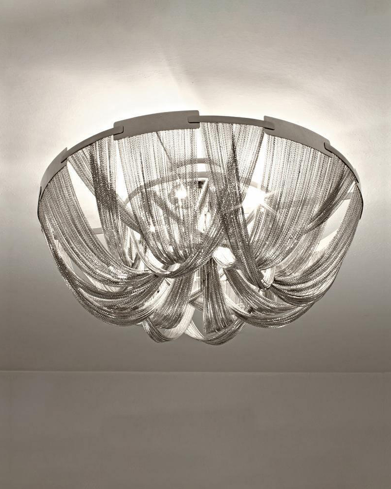 Tassel Aluminum Chain Ceiling Light