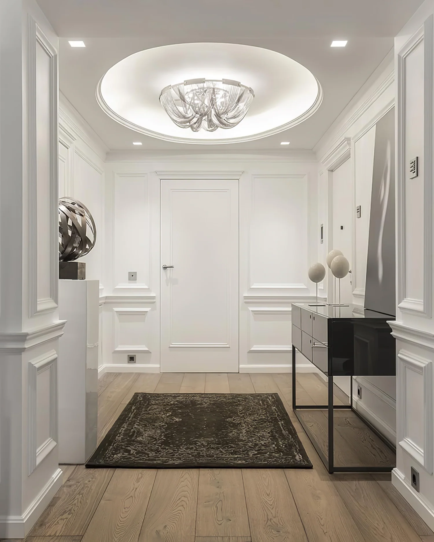 Tassel Aluminum Chain Ceiling Light