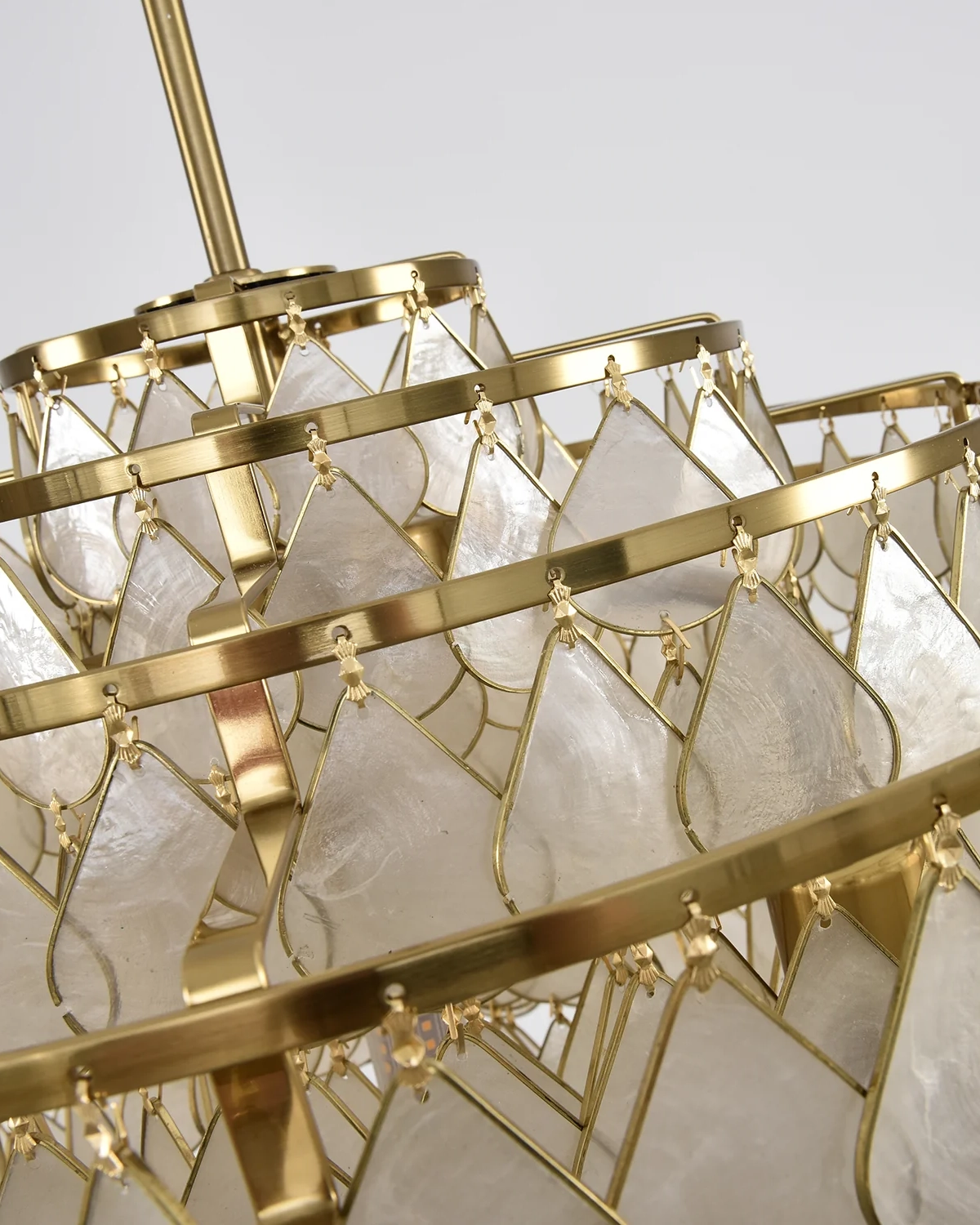 Teardrops Shell Chandelier