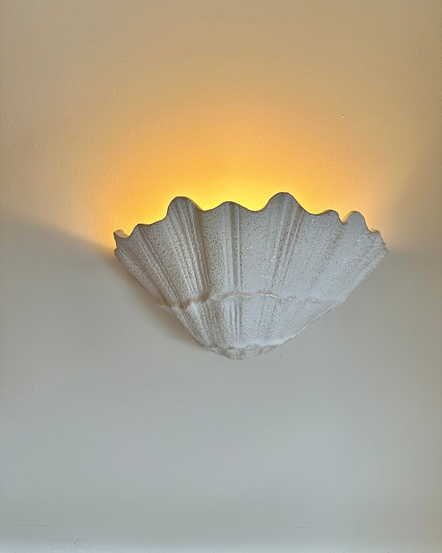 Tidal Bloom Plaster Wall Sconce